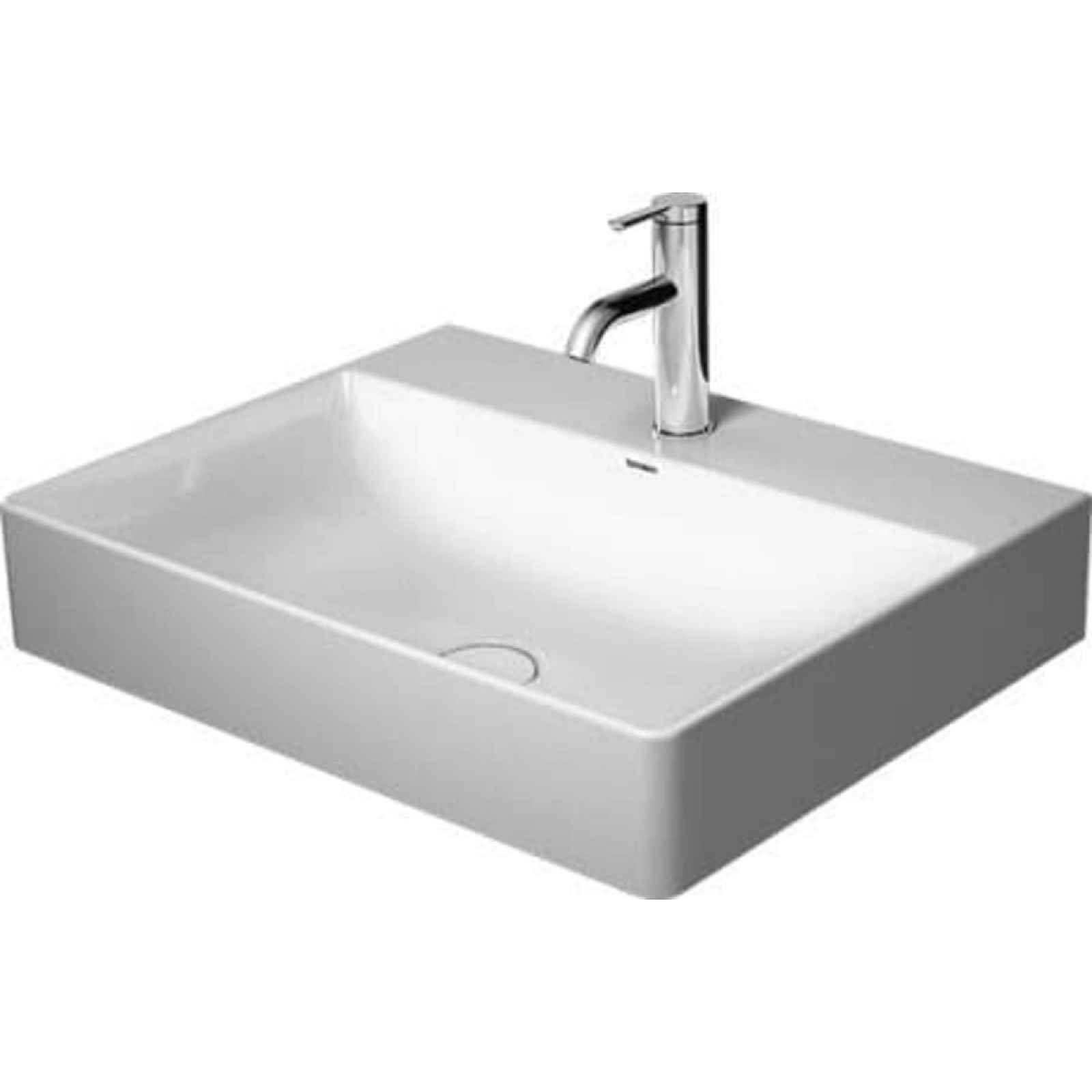 Umyvadlo Duravit DuraSquare 60x47cm, Bílá 2353600041