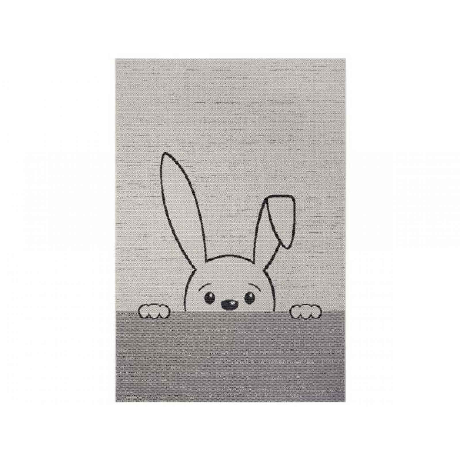 Dětský kusový koberec Flatweave Kids Rugs 104879 Cream/Black