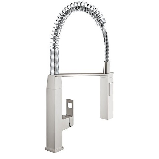 Dřezová baterie Grohe Eurocube s otočným raménkem supersteel 31395DC0