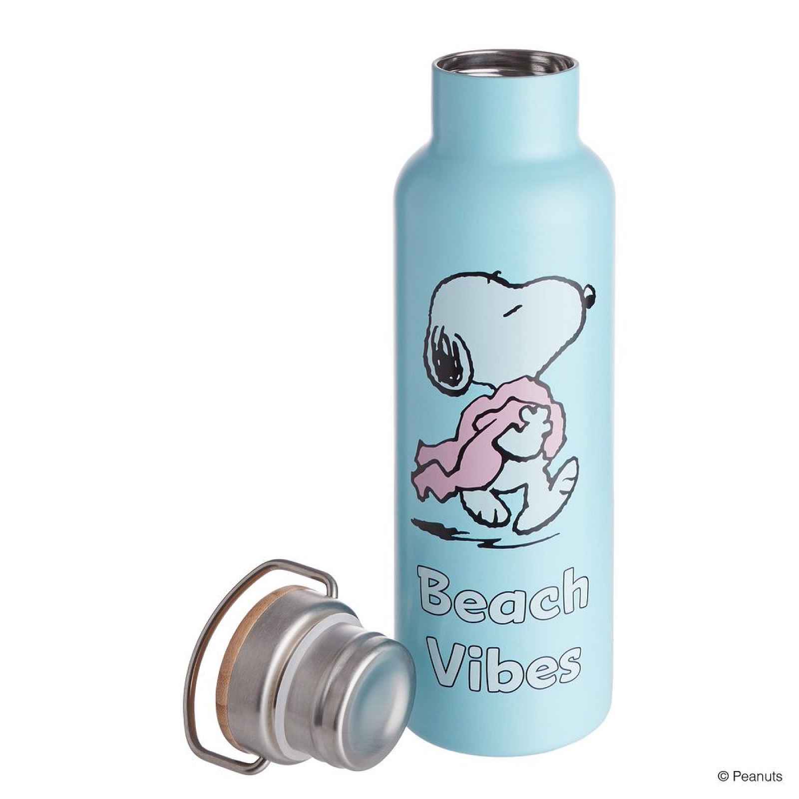 Butlers PEANUTS Termoláhev "Beach Vibes" 650 ml - modrá