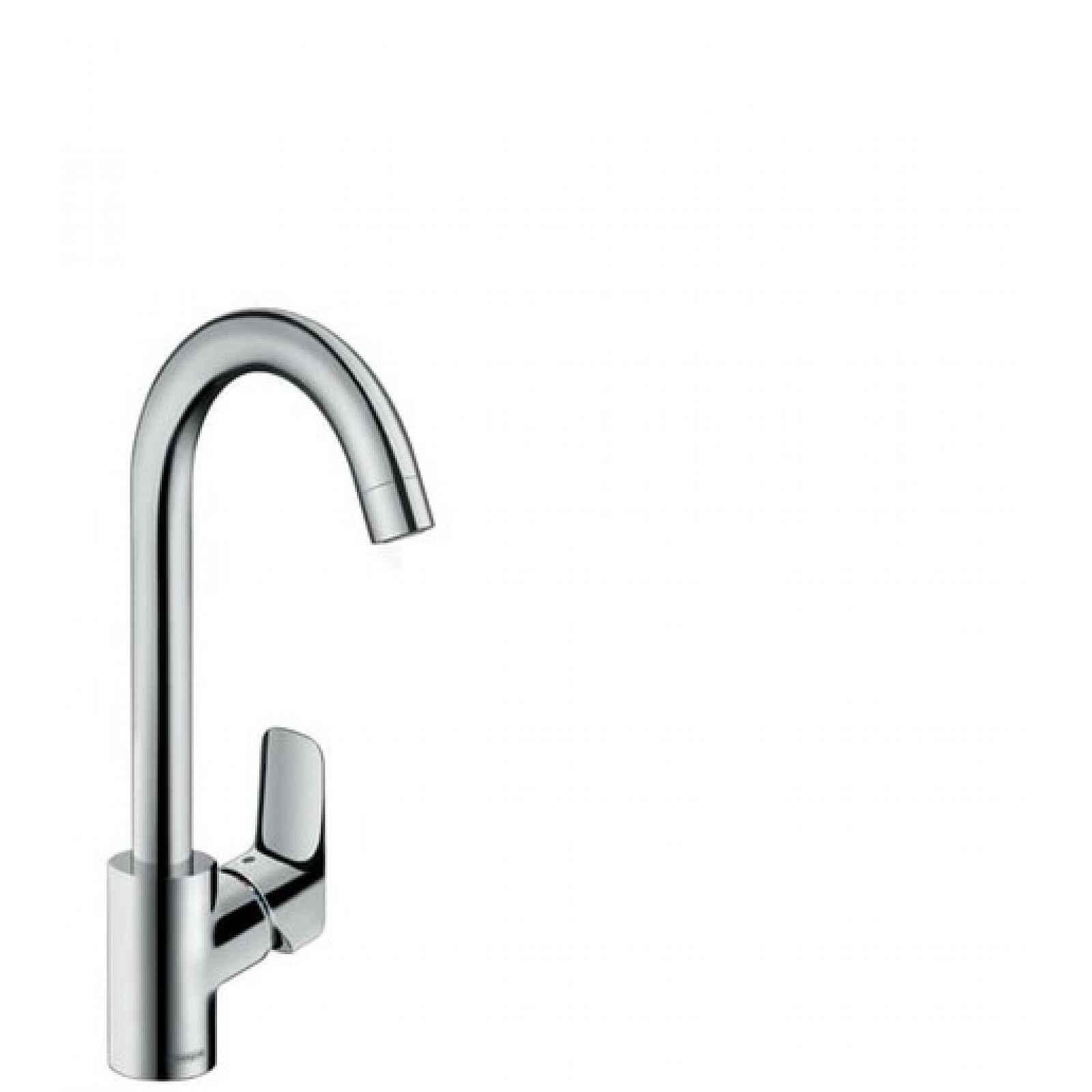 Dřezová baterie Hansgrohe Logis s otočným ramínkem chrom 71861000