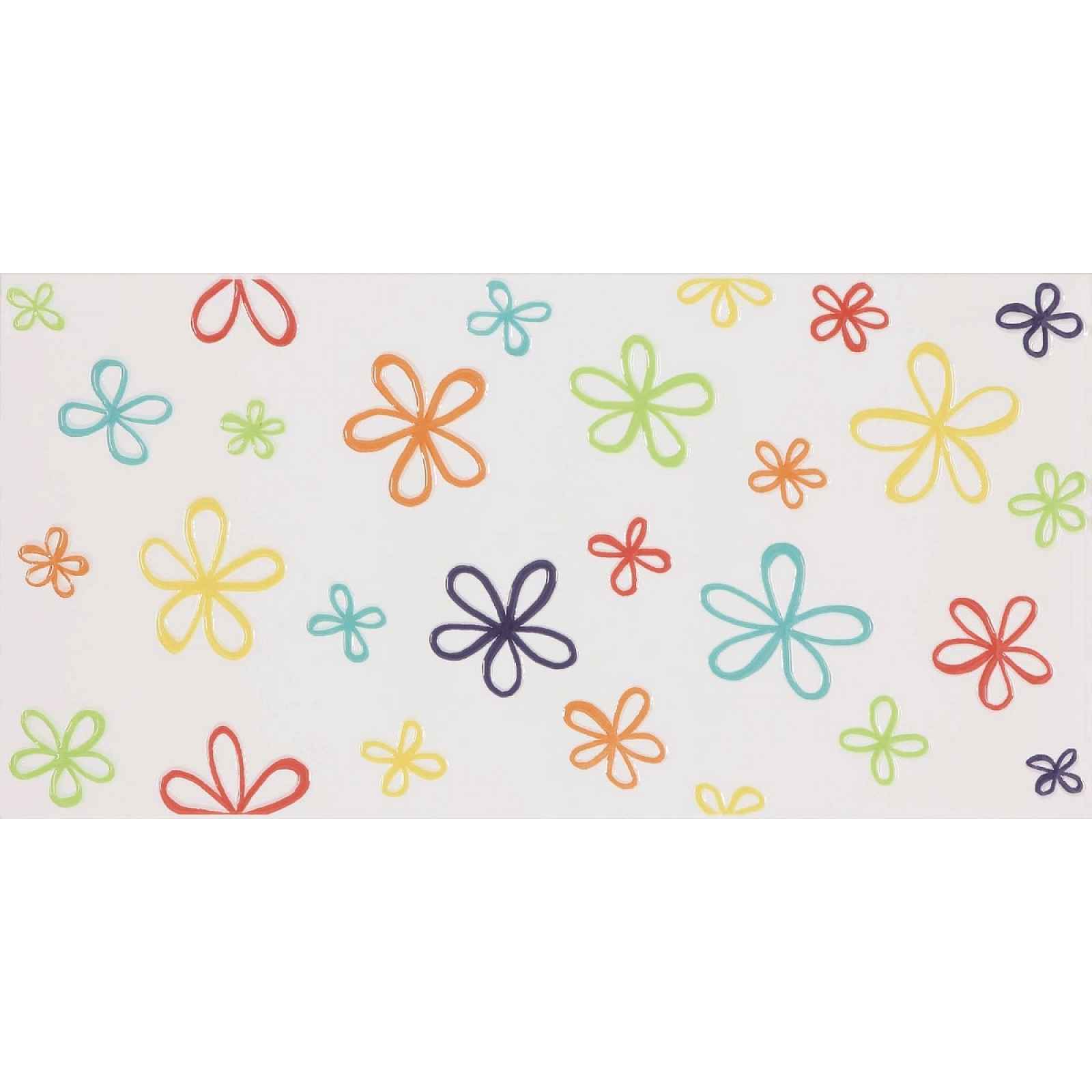 Dekor Fineza Happy mix barev Flower 20x40 cm mat DHAP40FL