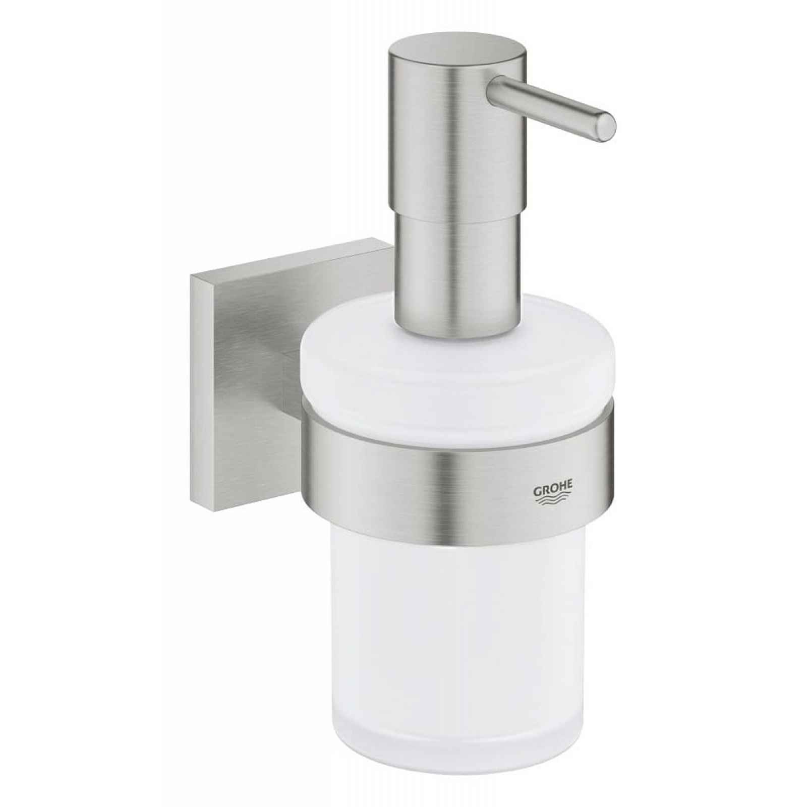 Dávkovač mýdla Grohe Start Cube Accessoriess držákem supersteel 41098DC0