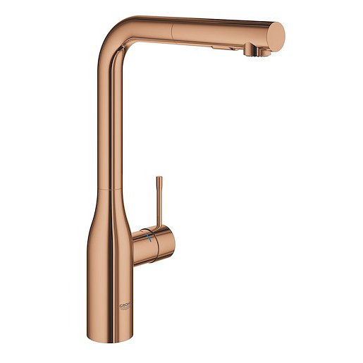 Dřezová baterie Grohe Essence New s vytahovací sprškou Warm Sunset 30270DA0