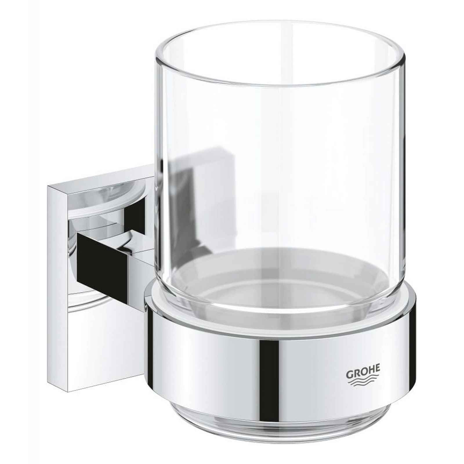 Sklenička Grohe Start Cube Accessoriess držákem chrom 41097000