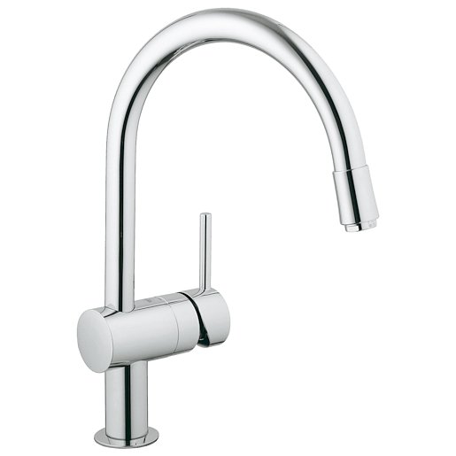 Dřezová baterie Grohe Minta s vytahovací sprškou chrom 32918000