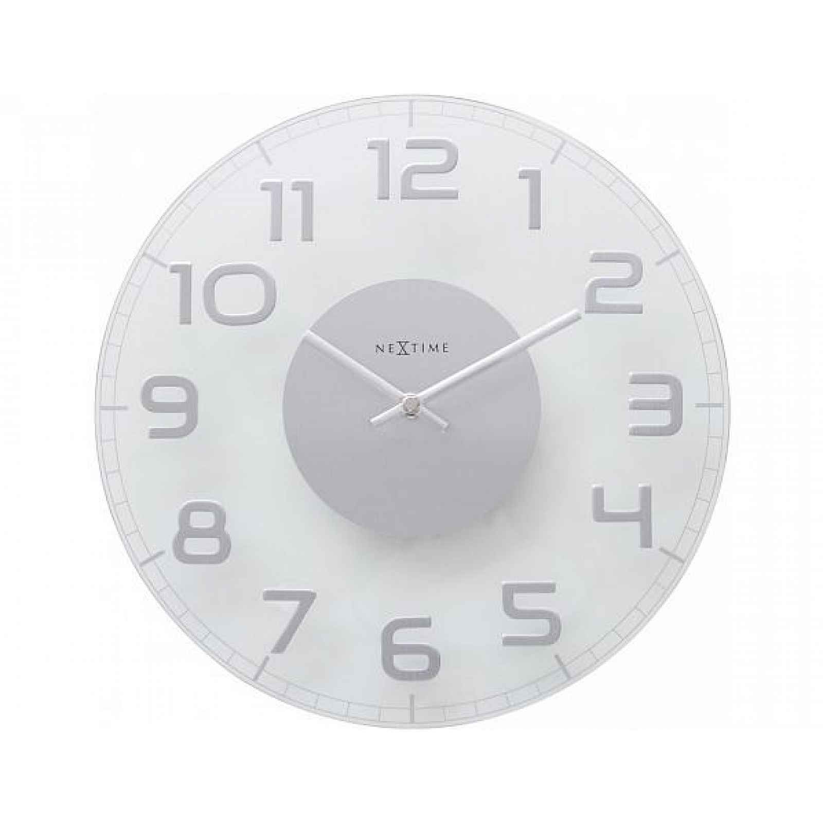 Designové nástěnné hodiny 8817tr Nextime Classy round 30cm