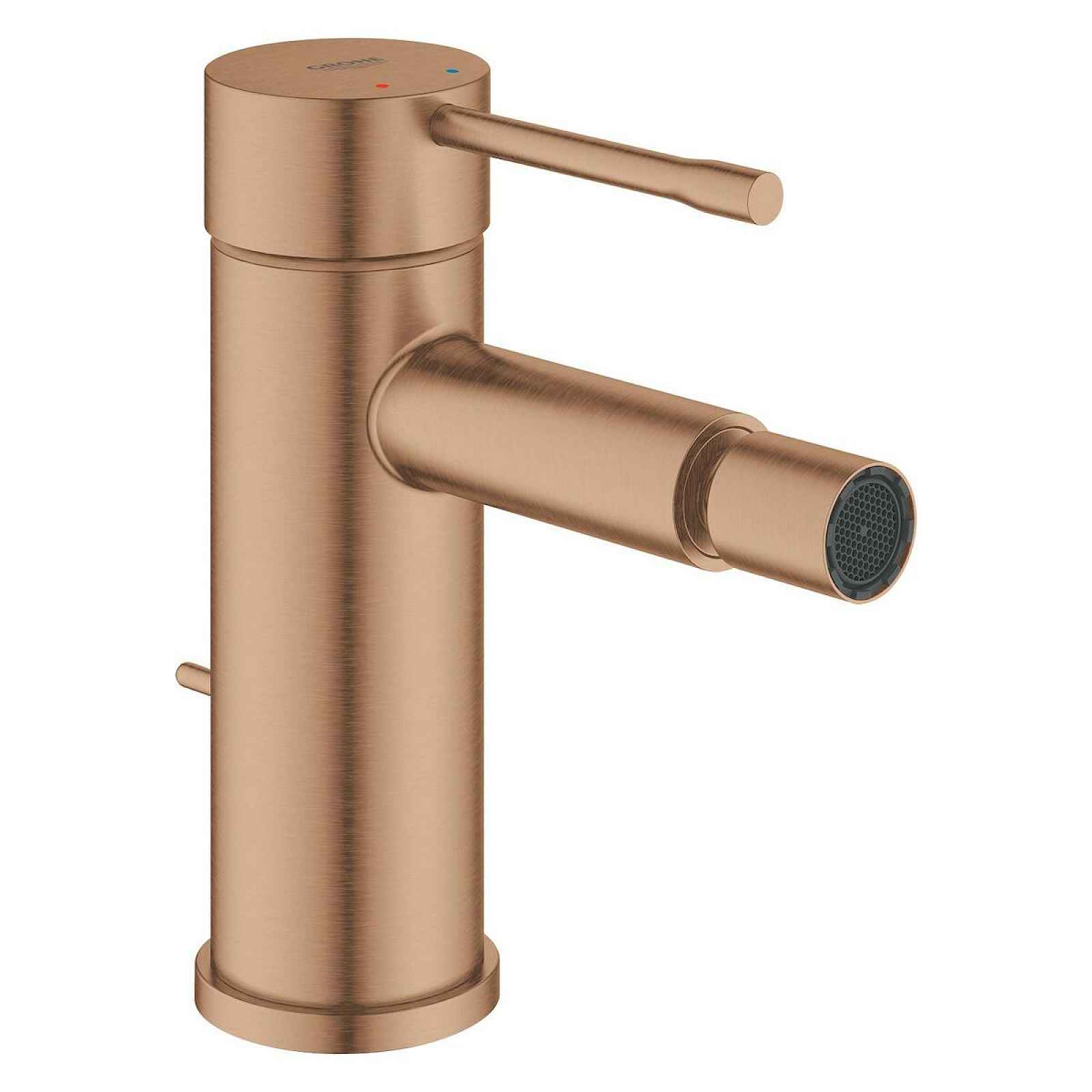 Bidetová baterie Grohe Essence s výpustí Brushed Warm Sunset 32935DL1