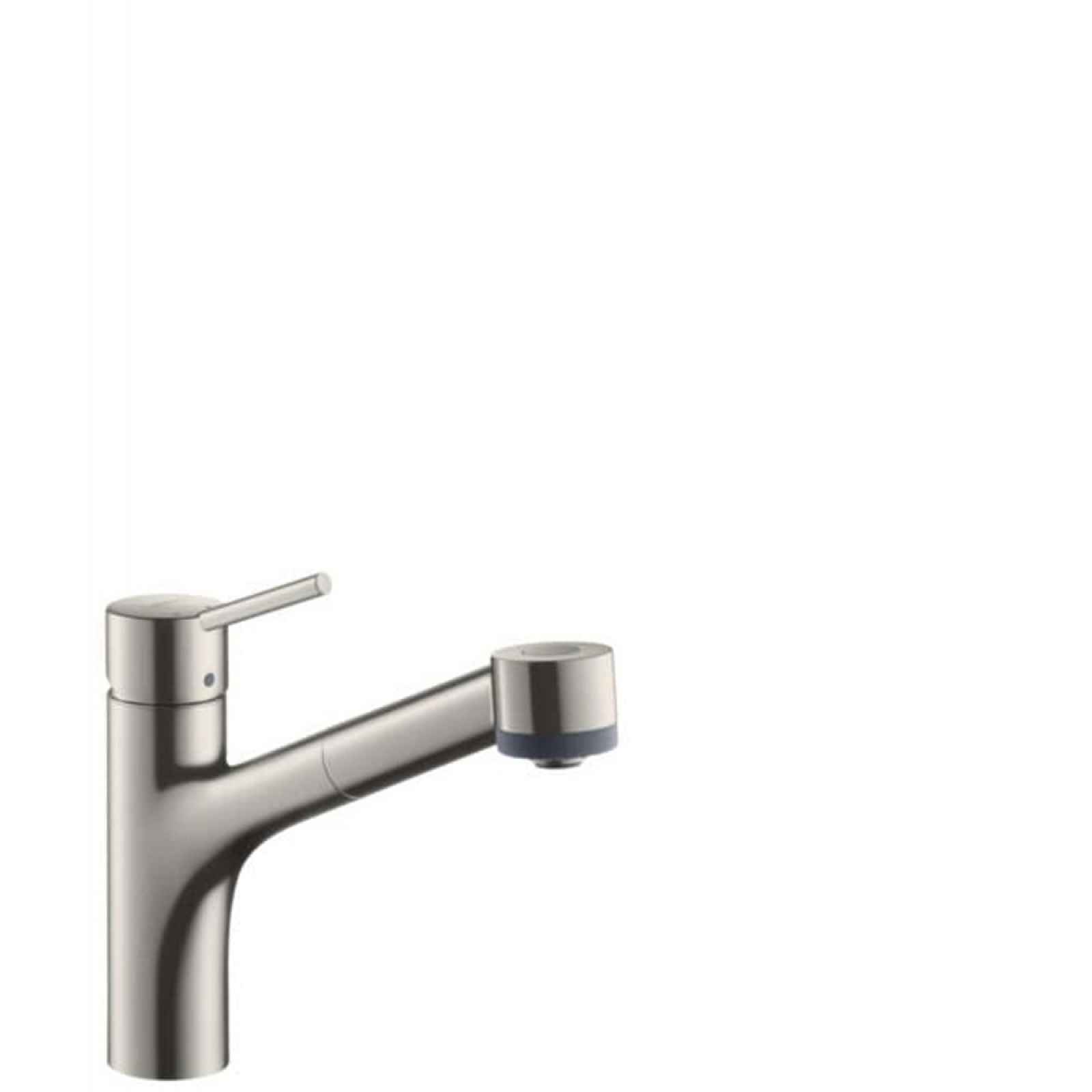 Dřezová baterie Hansgrohe Talis s vytahovací sprškou, 2 proudy vzhled nerezu 73860800