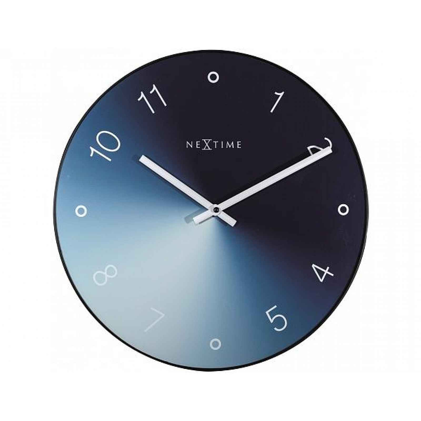 Designové nástěnné hodiny 8194bl Nextime Gradient 40cm