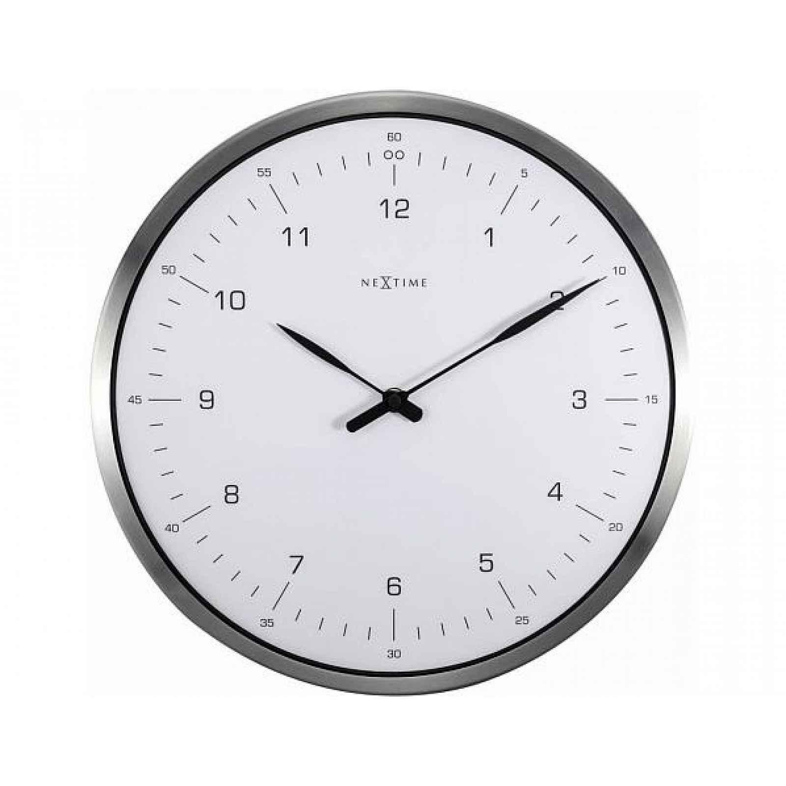 Designové nástěnné hodiny 3243wi Nextime 60 minutes 33cm