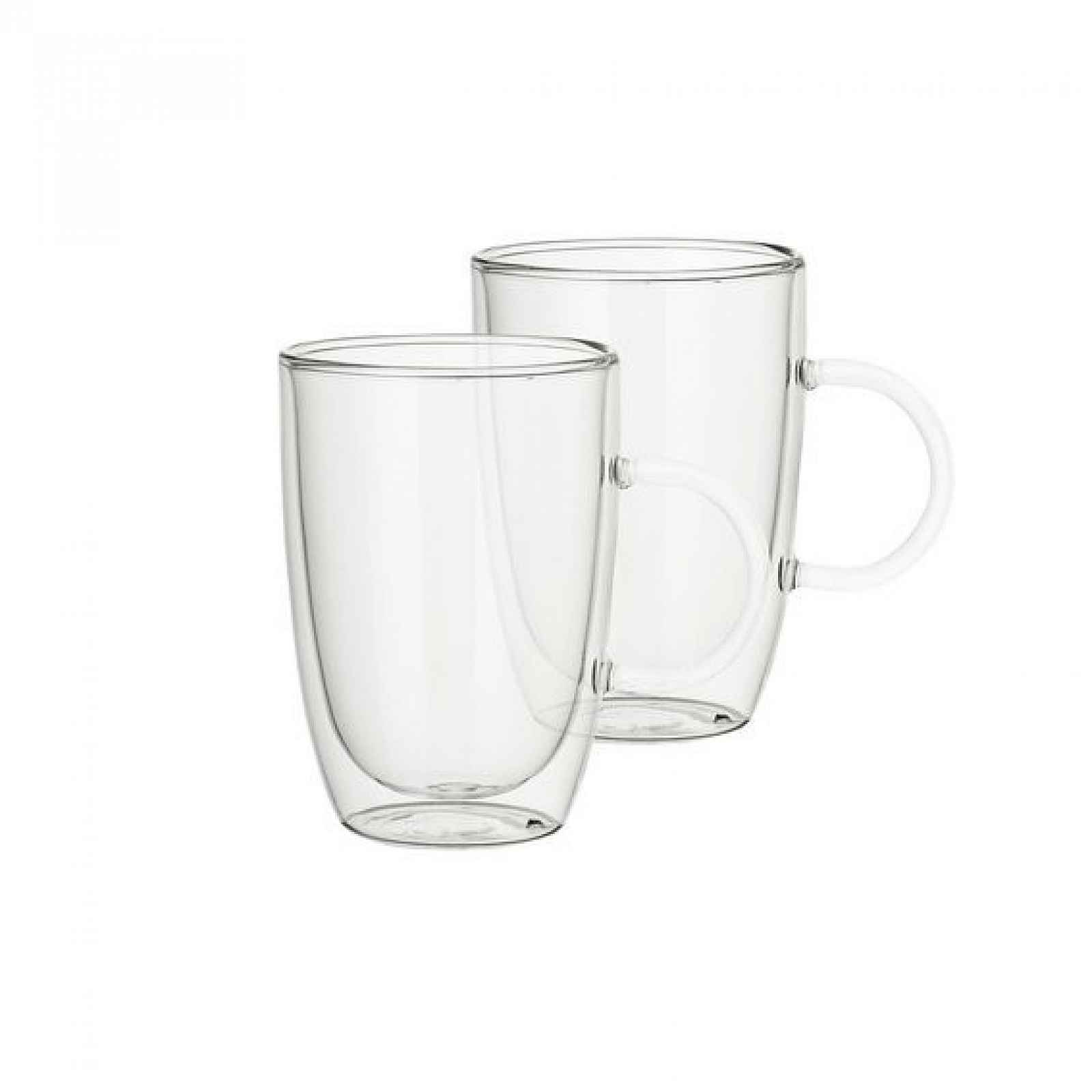 Villeroy & Boch Artesano Hot&Cold Beverages univerzální skleněný hrnek 0,39 l, sada 2 ks