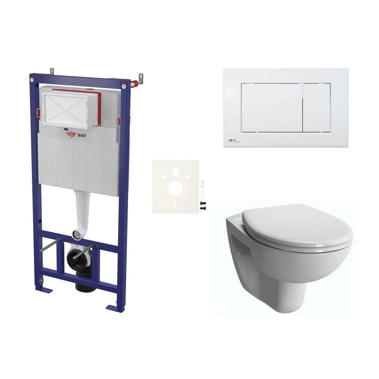 Závěsný wc set do lehkých stěn / předstěnová Vitra Normus SIKOSSNOR20K