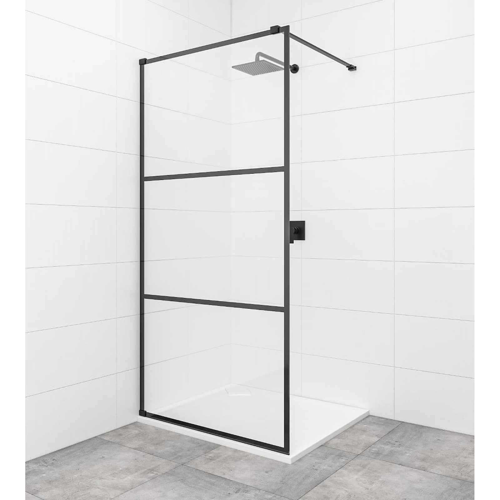 Sprchová zástěna Walk-In / dveře 140 cm SAT Walk-in SATBWI140CPPAC