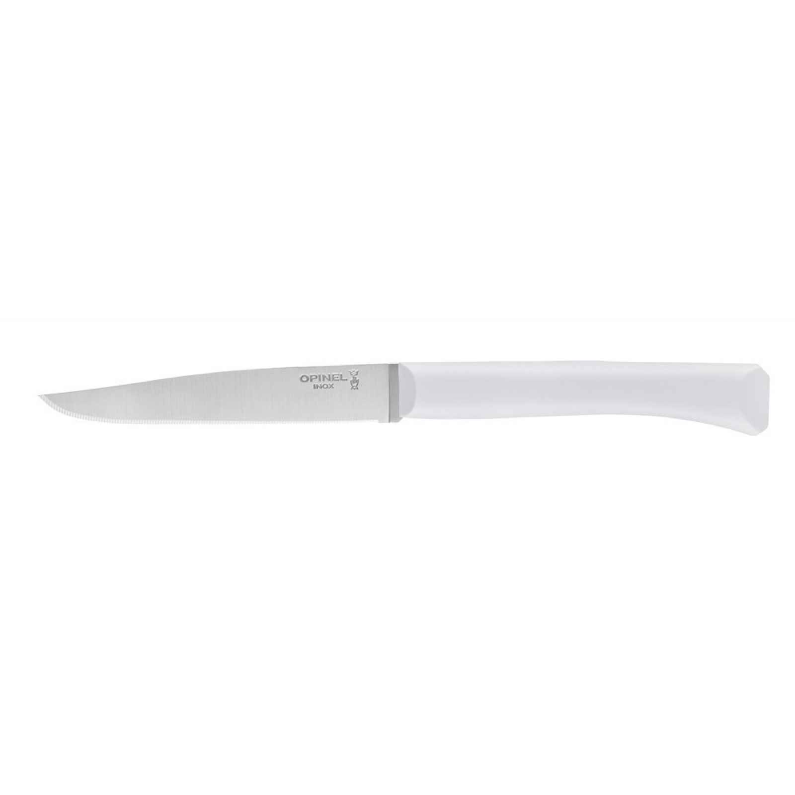 Opinel Bon Appetit steakový nůž s polymerovou rukojetí, šedobílý, čepel 11 cm 001900