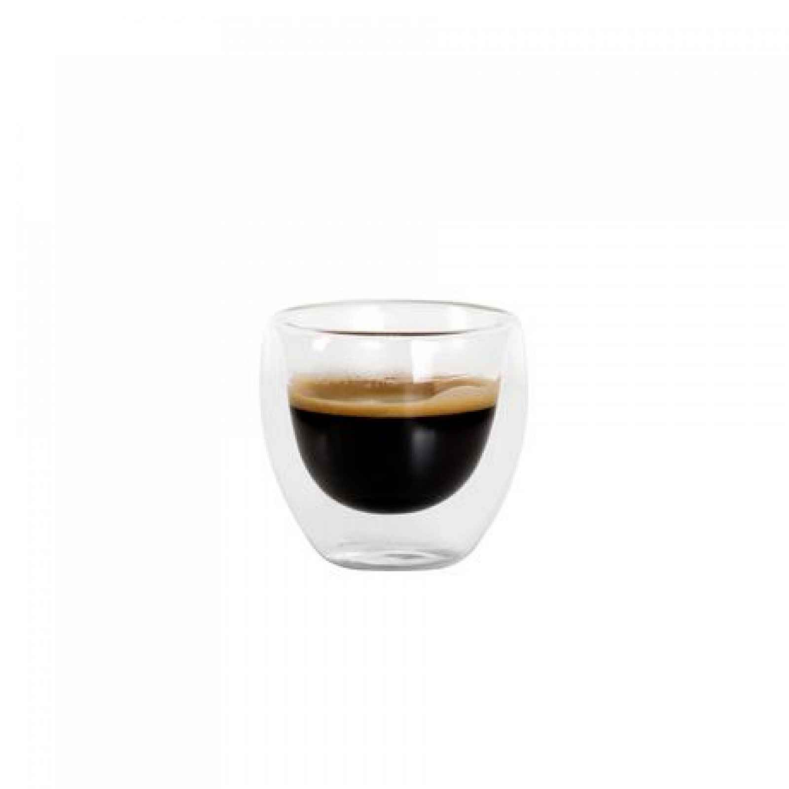 TORO Skleněný hrnek Espresso dvojité borosilikátové sklo 100 ml