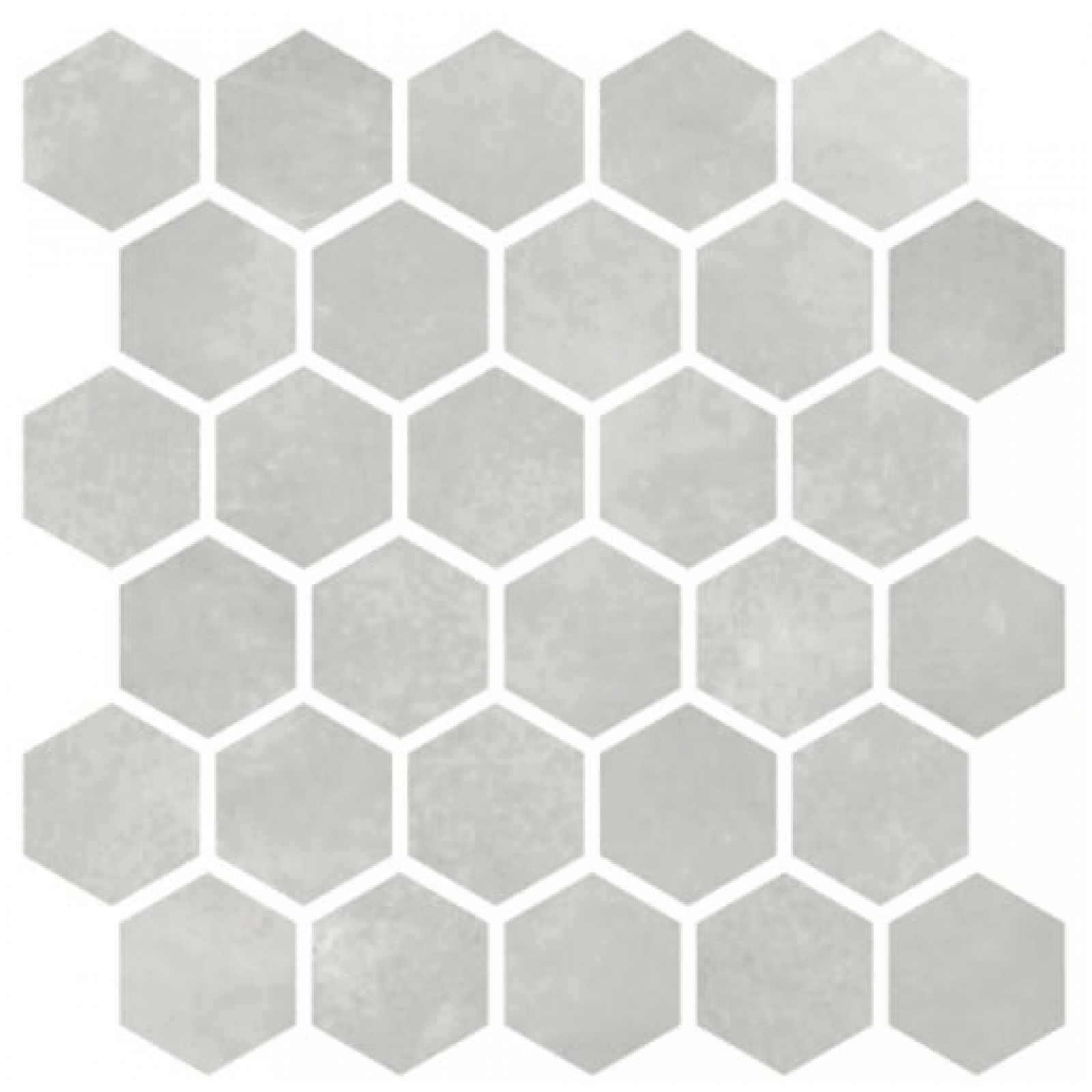 Mozaika Cir Materia Prima grey vetiver hexagon 27x27 cm lesk 1069911