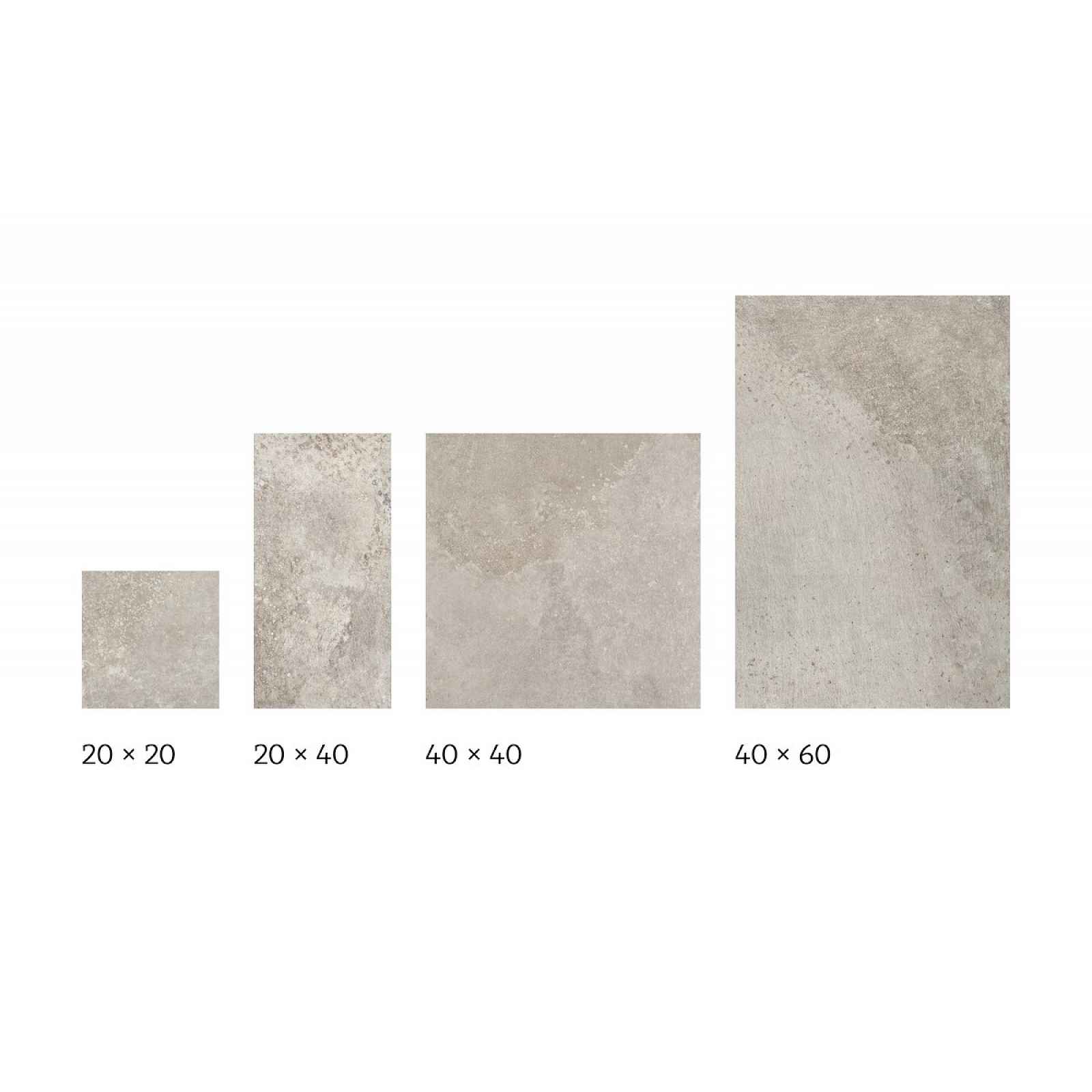 Dlažba Cir Molo Audace grigio di scotta 20x20,20x40,40x40,40x60 cm mat 10685451