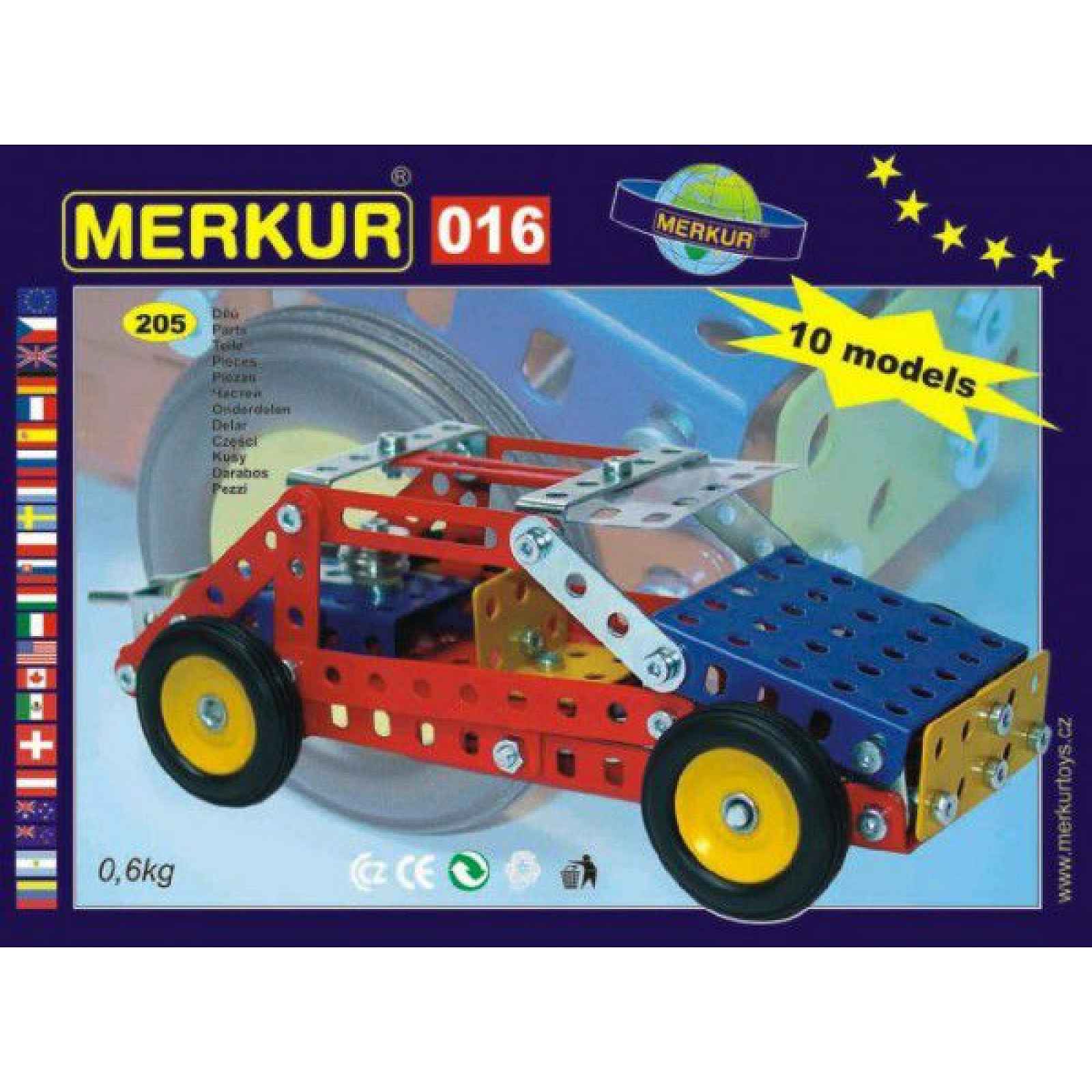 MERKUR Buggy 016 Stavebnice 10 modelů 20v krabici 26x18x5cm