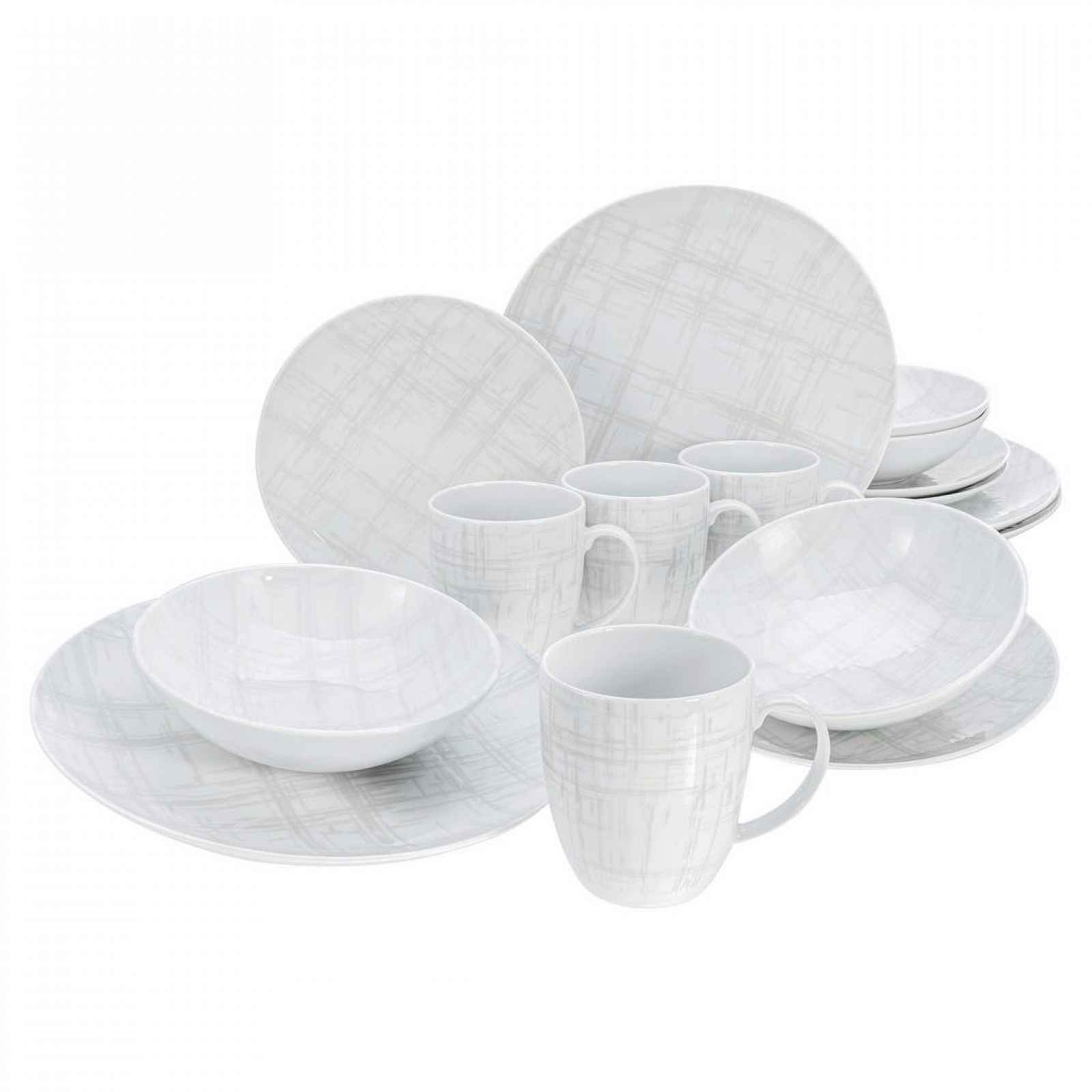 Creatable KOMBINOVANÁ SOUPRAVA, 16dílné, porcelán - Sady nádobí kombinované - 007768130301