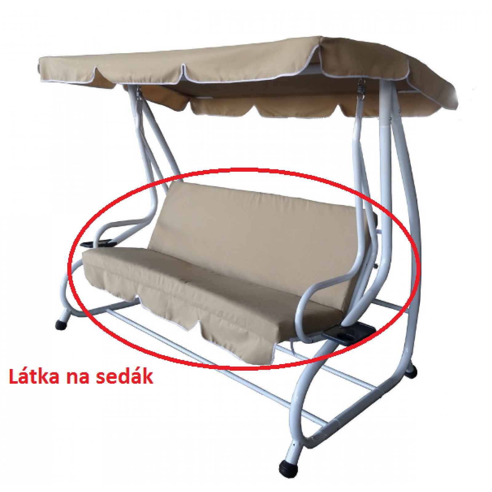 látka na sedák DE LUXE ROJAPLAST Béžová