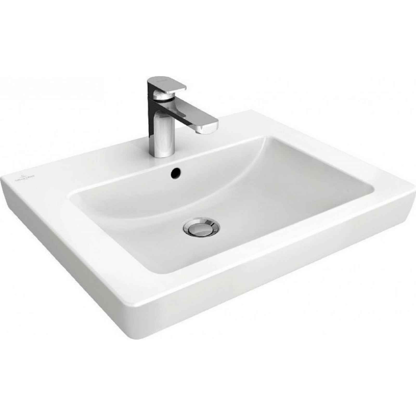 Umyvadlo Villeroy & Boch Subway 2.0 60x47 cm otvor pro baterii uprostřed 7113F001