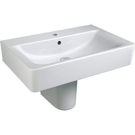 Umyvadlo Ideal Standard Connect 60x46 cm otvor pro baterii uprostřed E714101