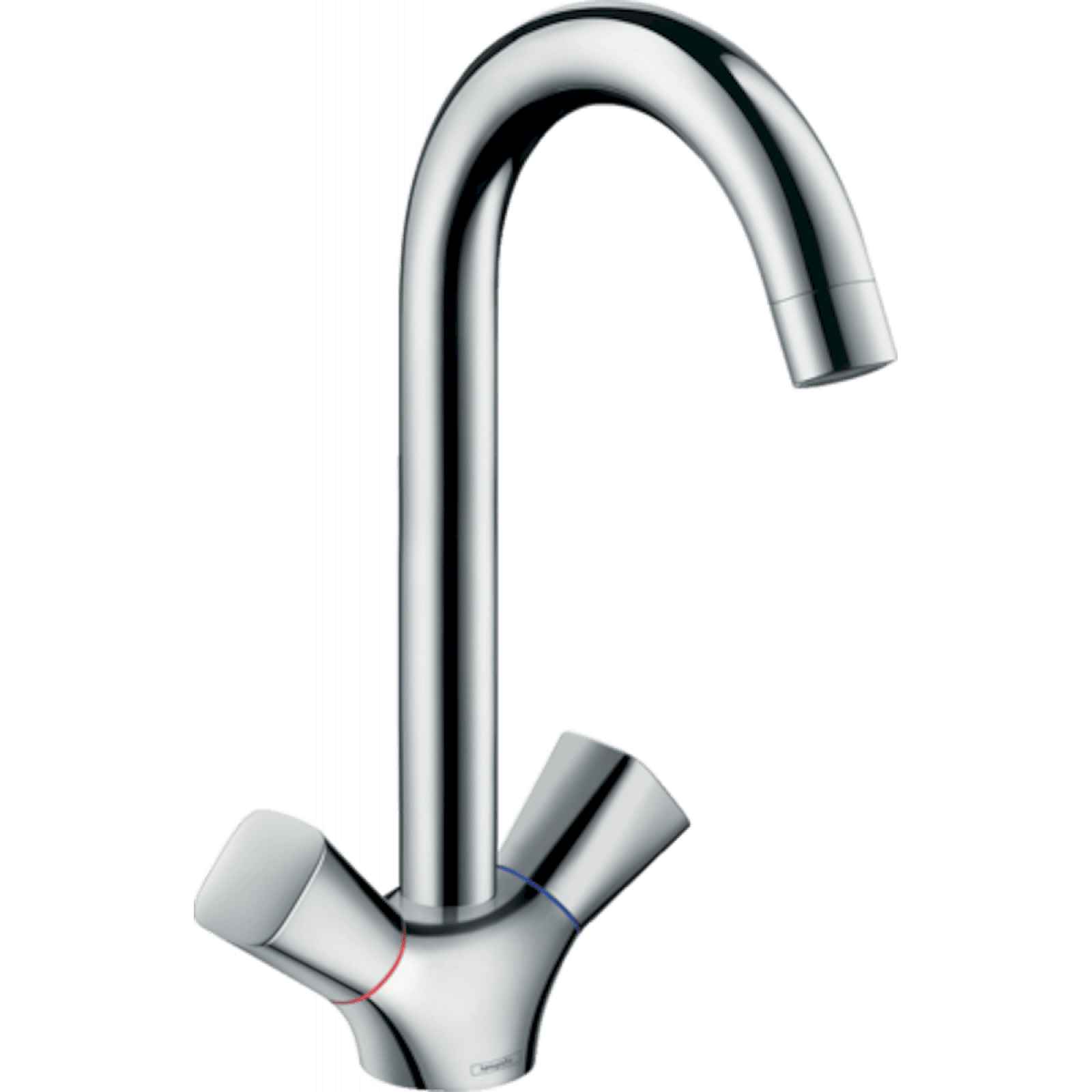 Dřezová baterie Hansgrohe Logis M31 s otočným raménkem chrom 71280000