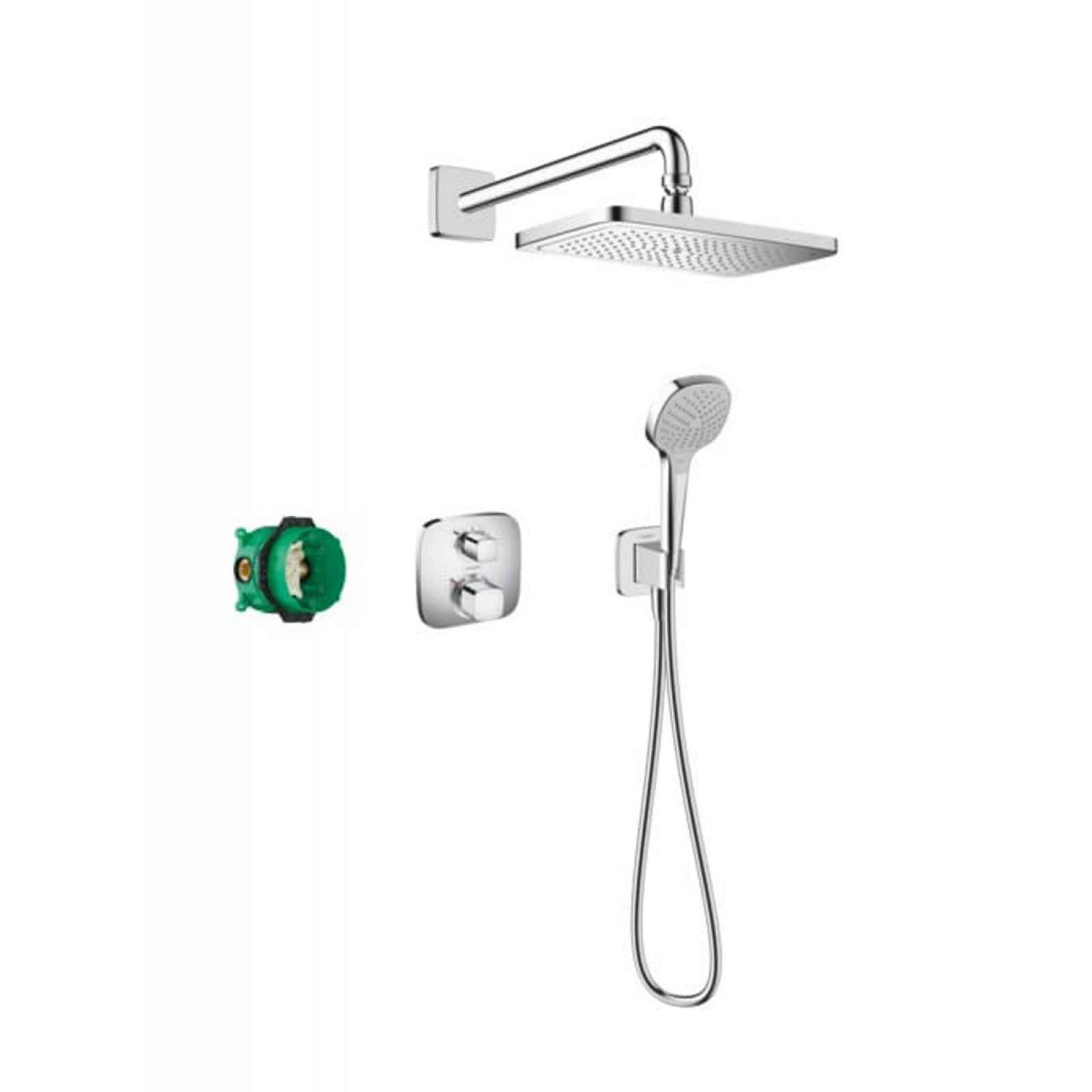 Sprchový systém Hansgrohe Croma E pod omítku s termostatickou baterií chrom 27953000