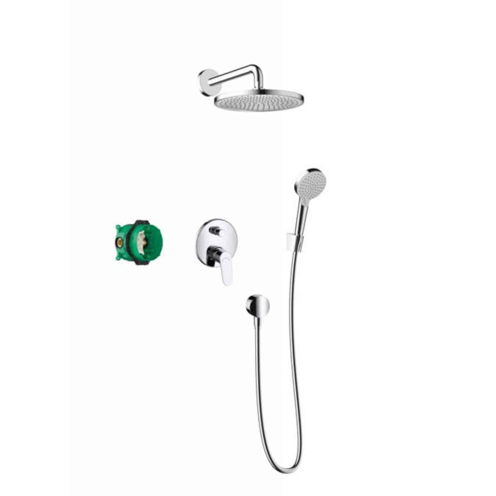 Sprchový systém Hansgrohe Crometta S pod omítku s pákovou baterií chrom 27958000