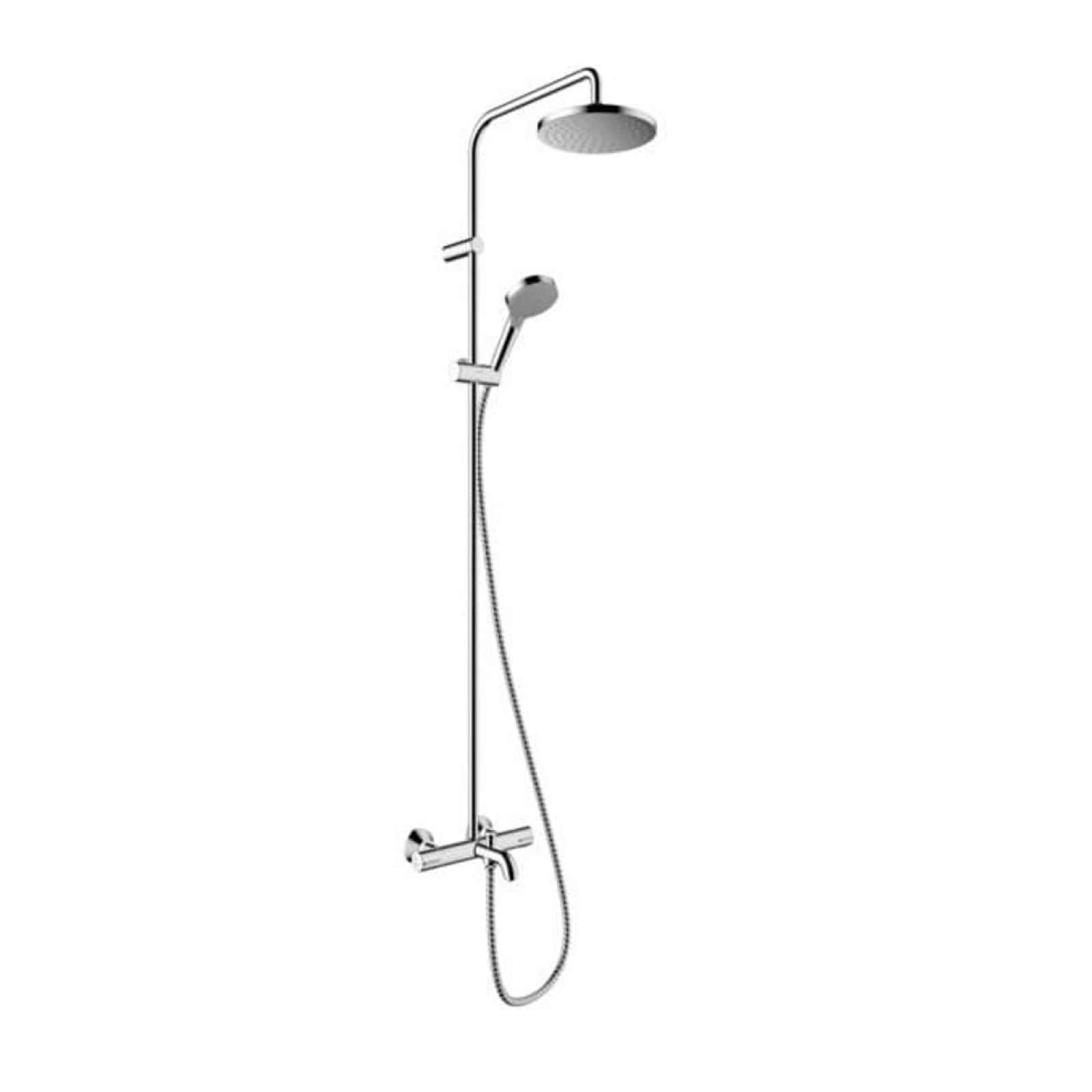 Sprchový systém Hansgrohe Vernis Blend na stěnu s termostatickou baterií chrom 26274000