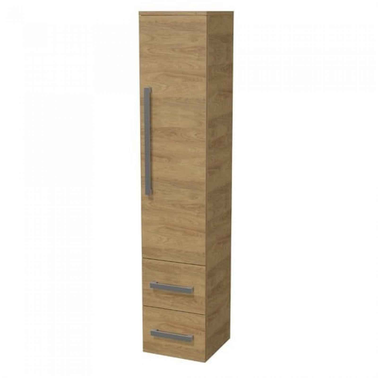 Koupelnová skříňka vysoká SAT Cube Way 32,5x162,5x33 cm dub Hickory CUBE3CHV35DH