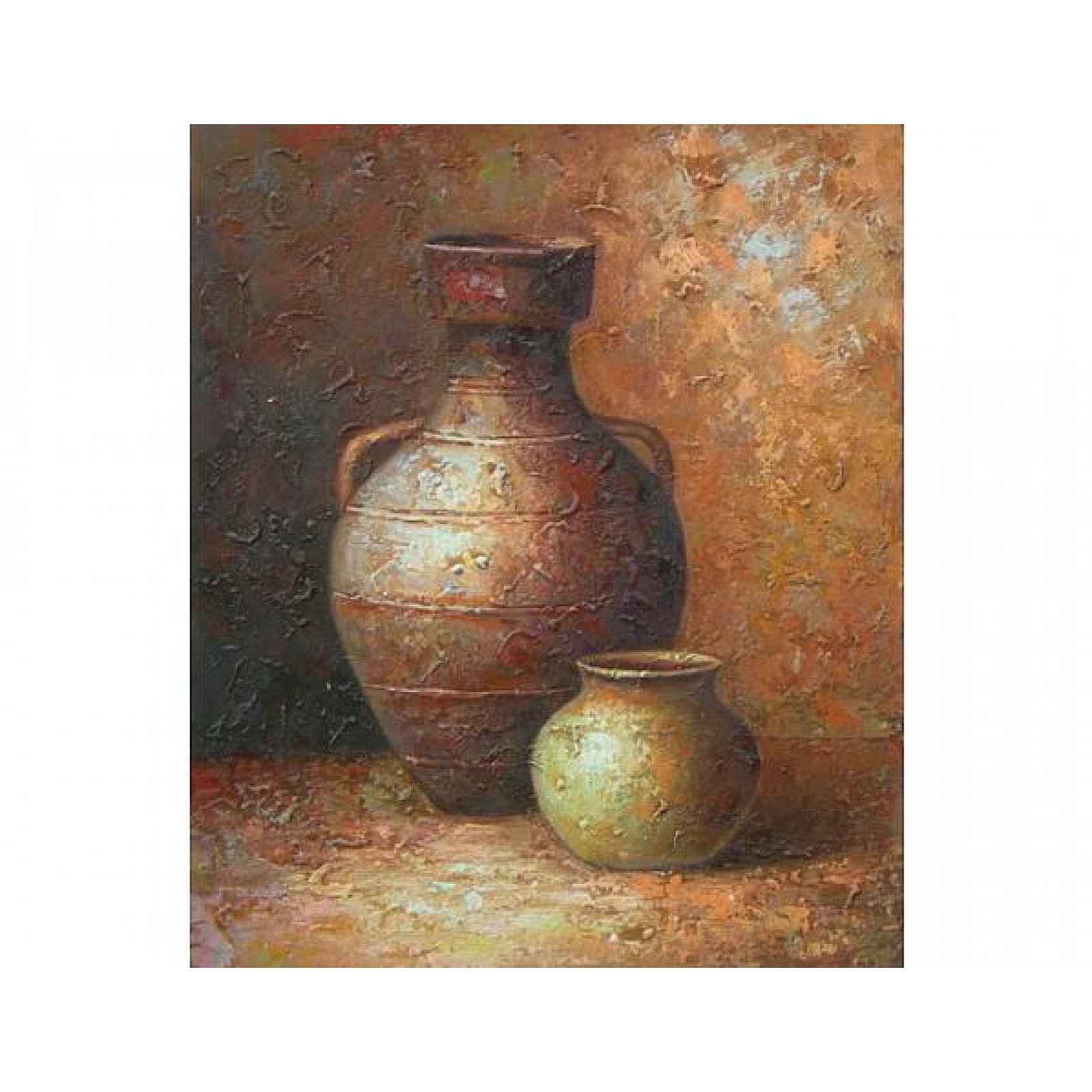 Obraz - Dvě nádoby 60 cm x 50 cm