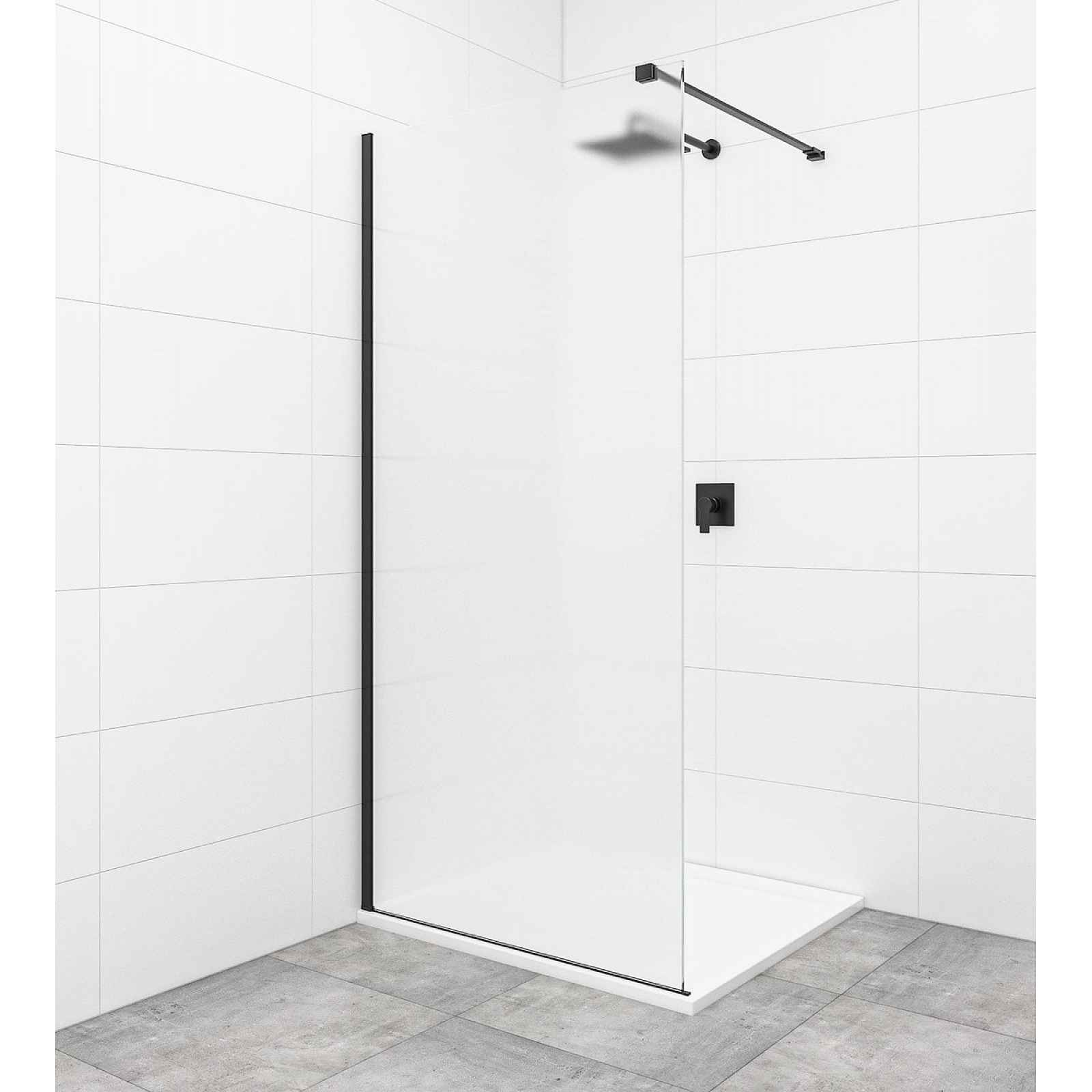 Sprchová zástěna walk-in / dveře 110 cm SAT Walk-In SATBWI110MSPRC