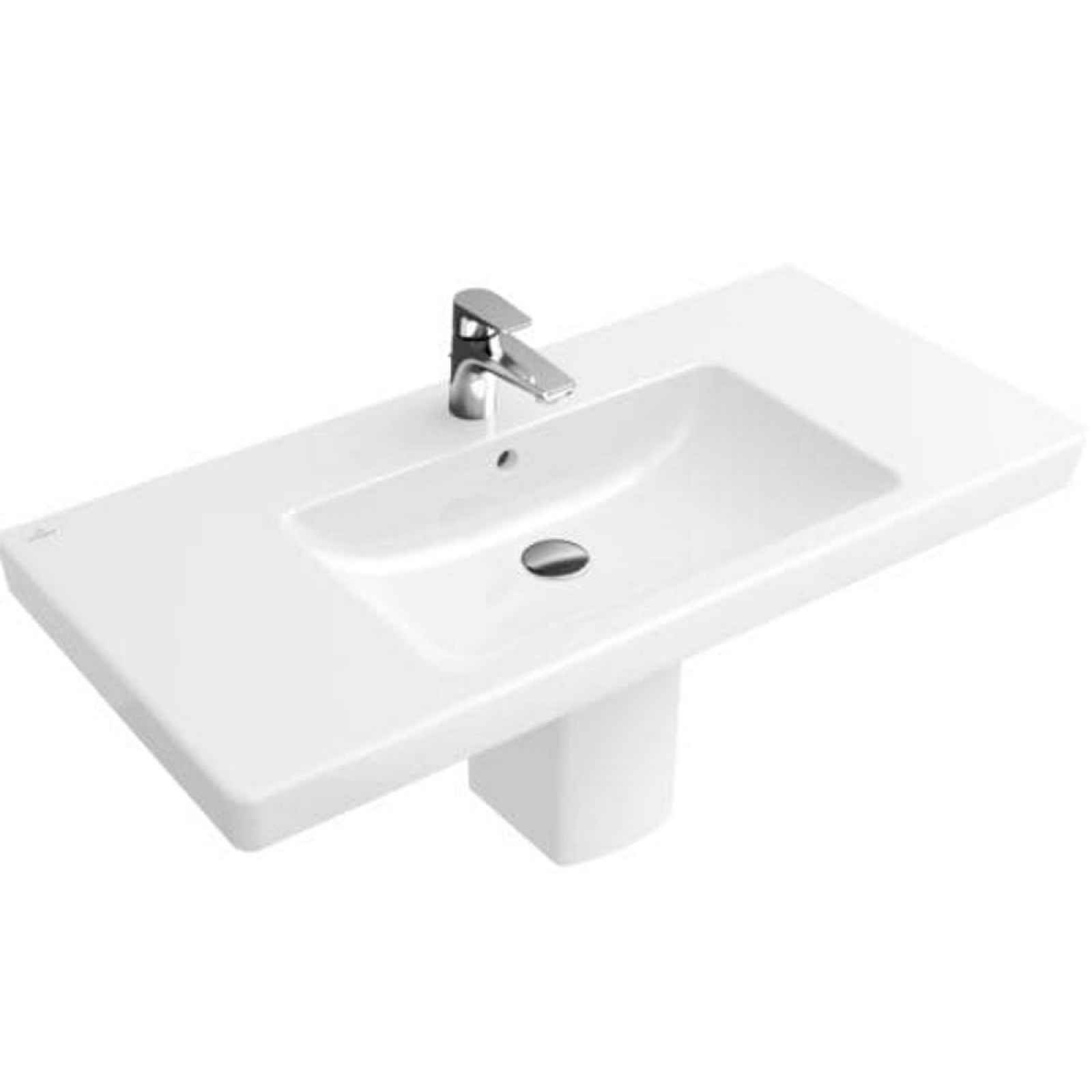 Umyvadlo Villeroy & Boch Subway 2.0 100x47 cm alpská bílá 7175A001