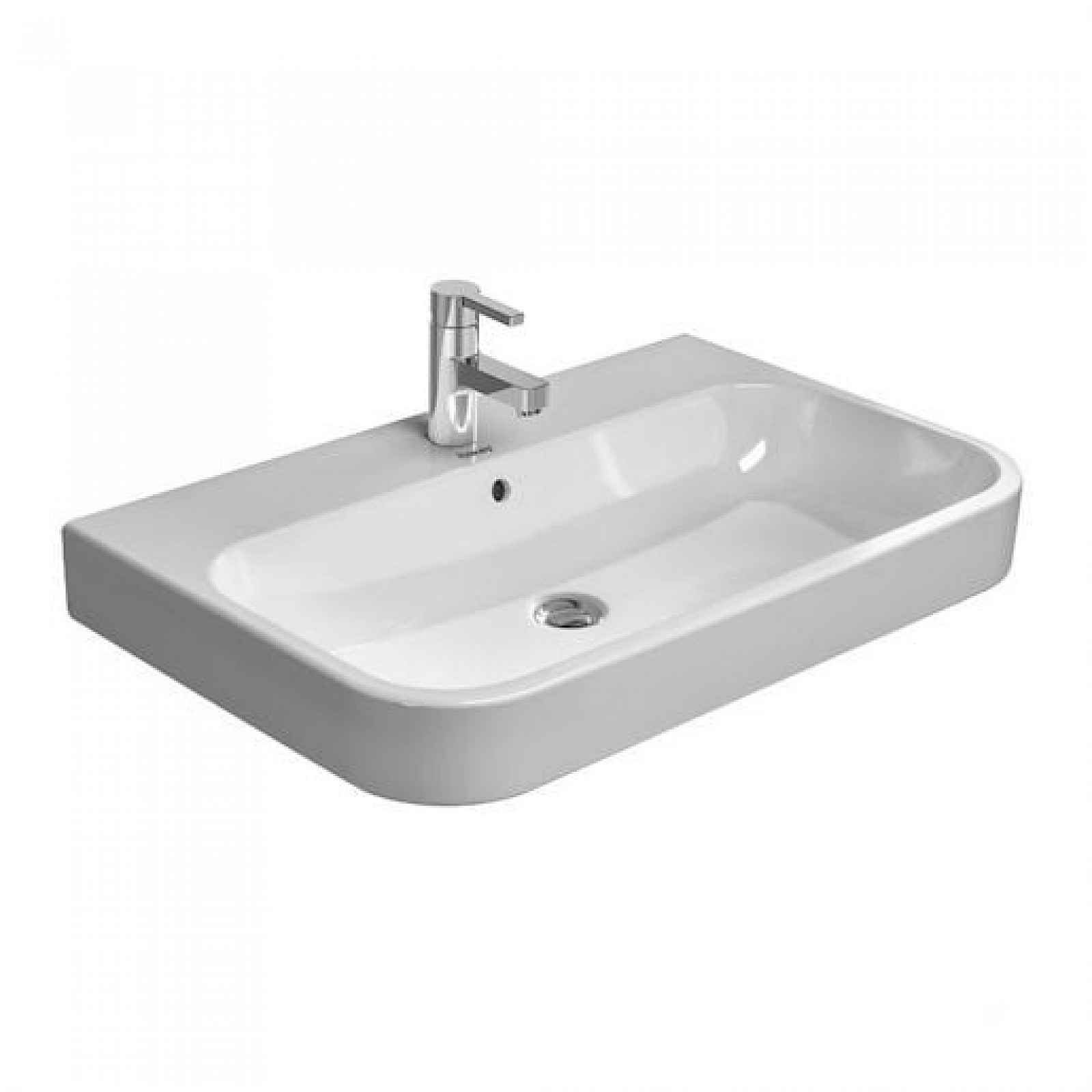 Umyvadlo Duravit Happy D.2 80x50,5 cm otvor pro baterii uprostřed 2318800000