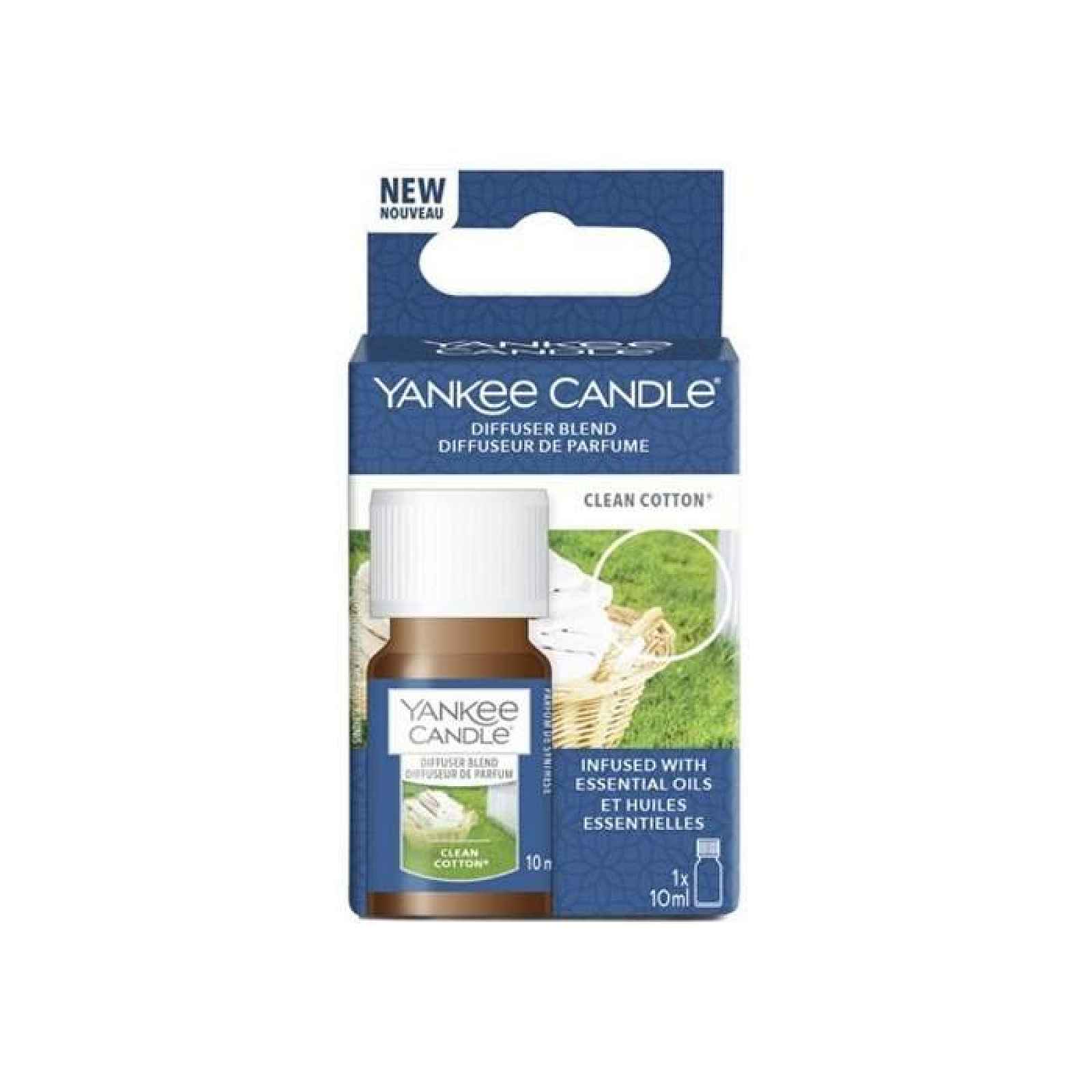 Vonný olej YANKEE CANDLE ULTRASONIC Clean Cotton 10ml