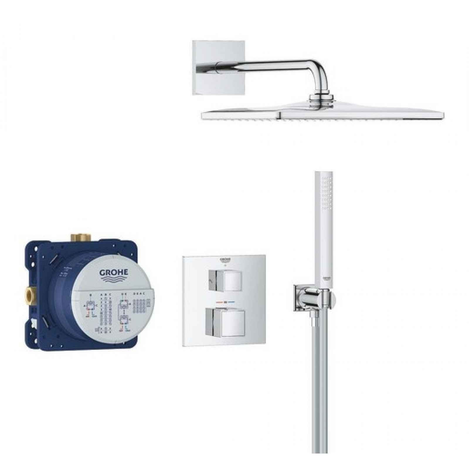 Sprchový systém Grohe Precision včetně podomítkového tělesa chrom 34879000