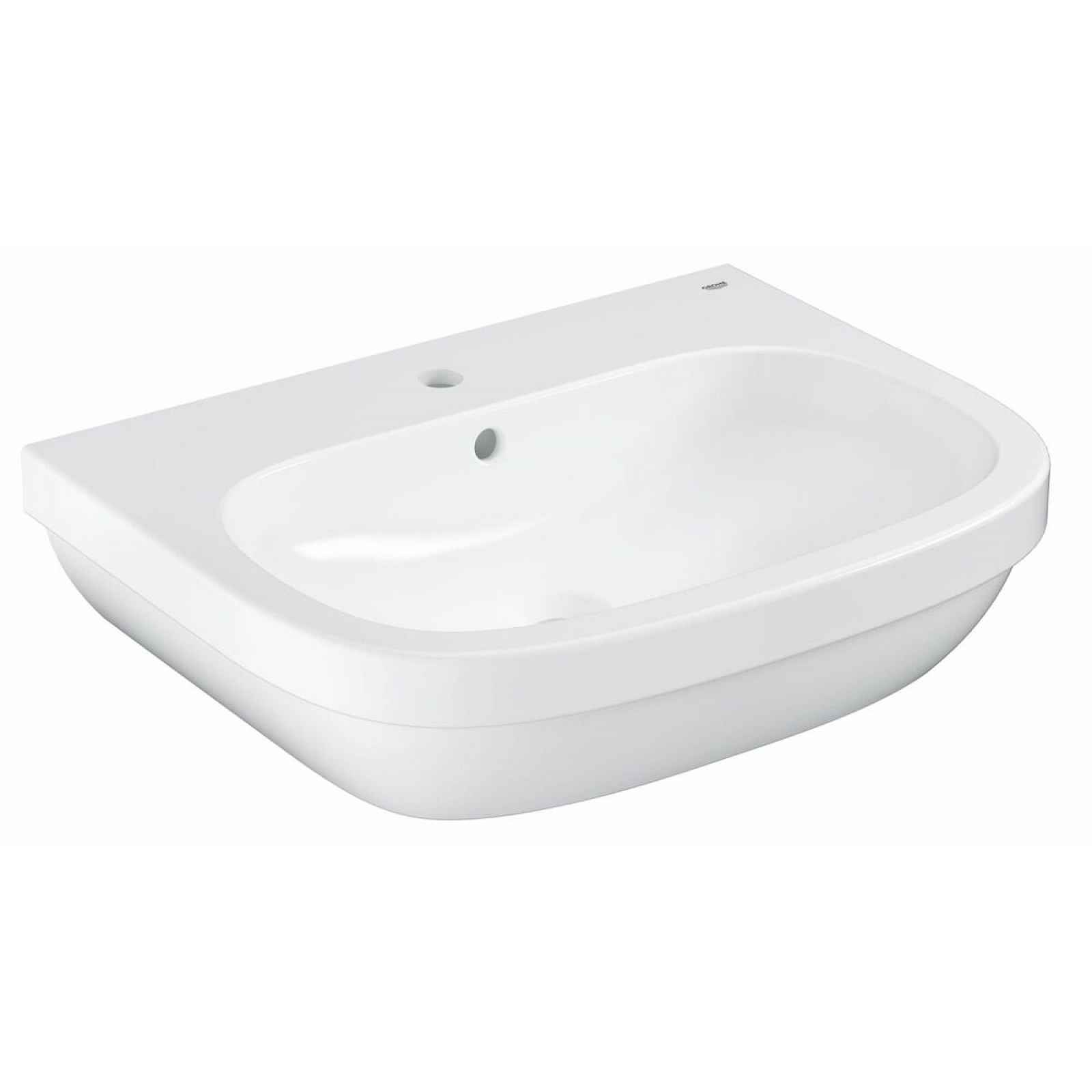 Umyvadlo Grohe Euro Ceramic 65x51,5 cm alpská bílá otvor pro baterii uprostřed 39323000