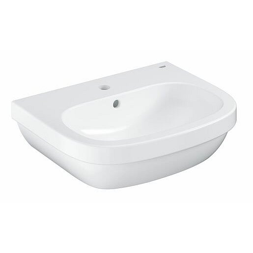 Umyvadlo Grohe Euro Ceramic 55x45 cm alpská bílá otvor pro baterii uprostřed 39336000