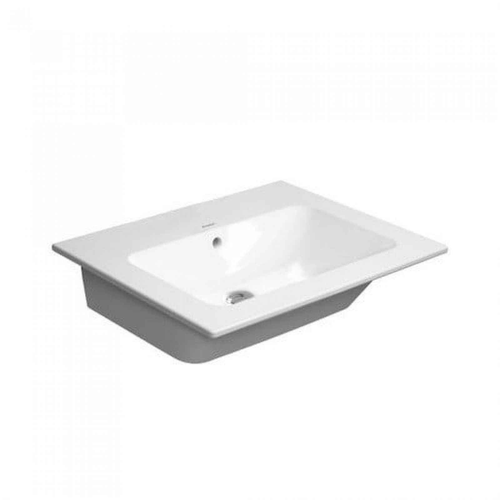 Umyvadlo Duravit Me By Starck 63x49 cm bez otvoru pro baterii 2336630060