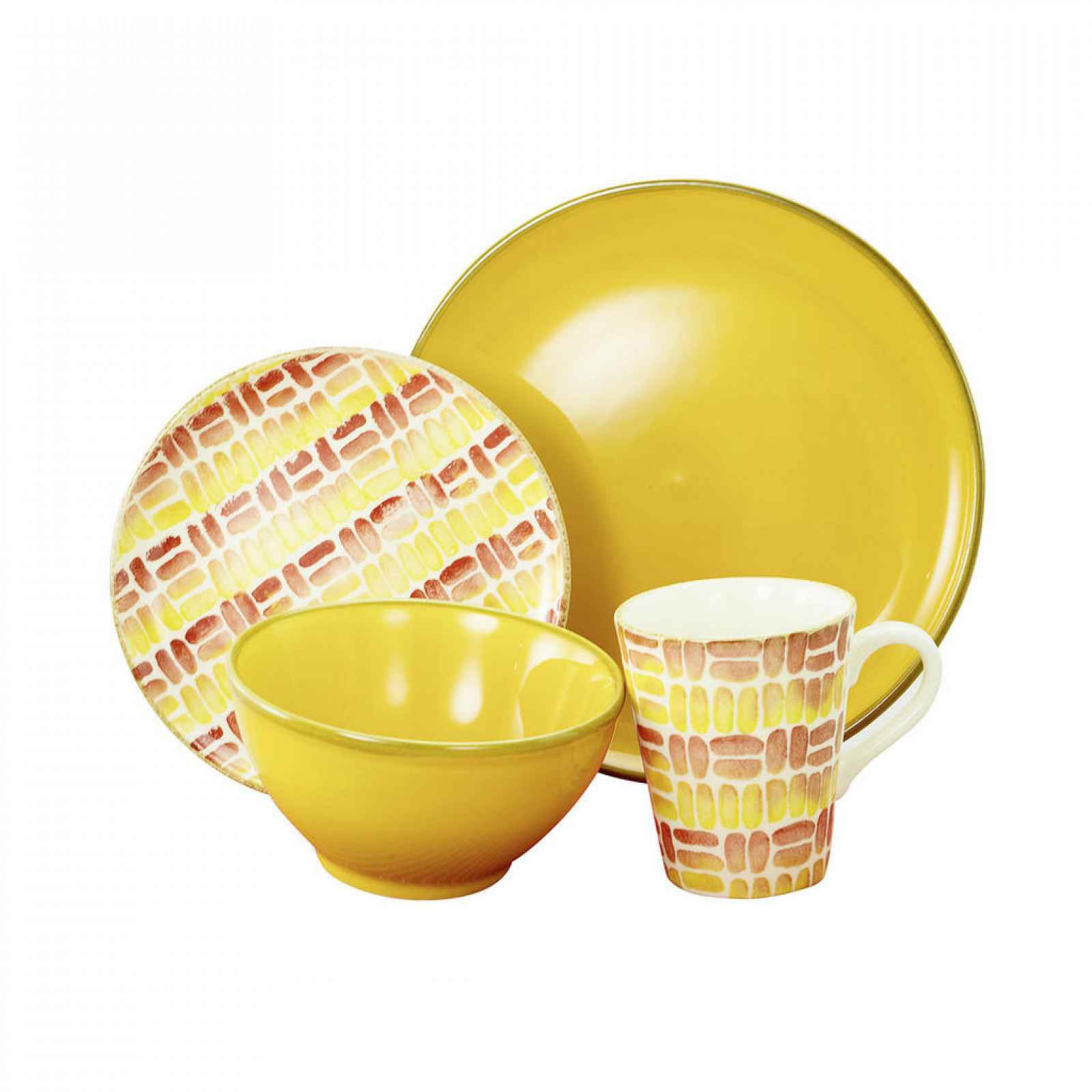 Creatable KOMBINOVANÁ SOUPRAVA, 16dílné, keramický jíl - Sady nádobí kombinované - 007768019901