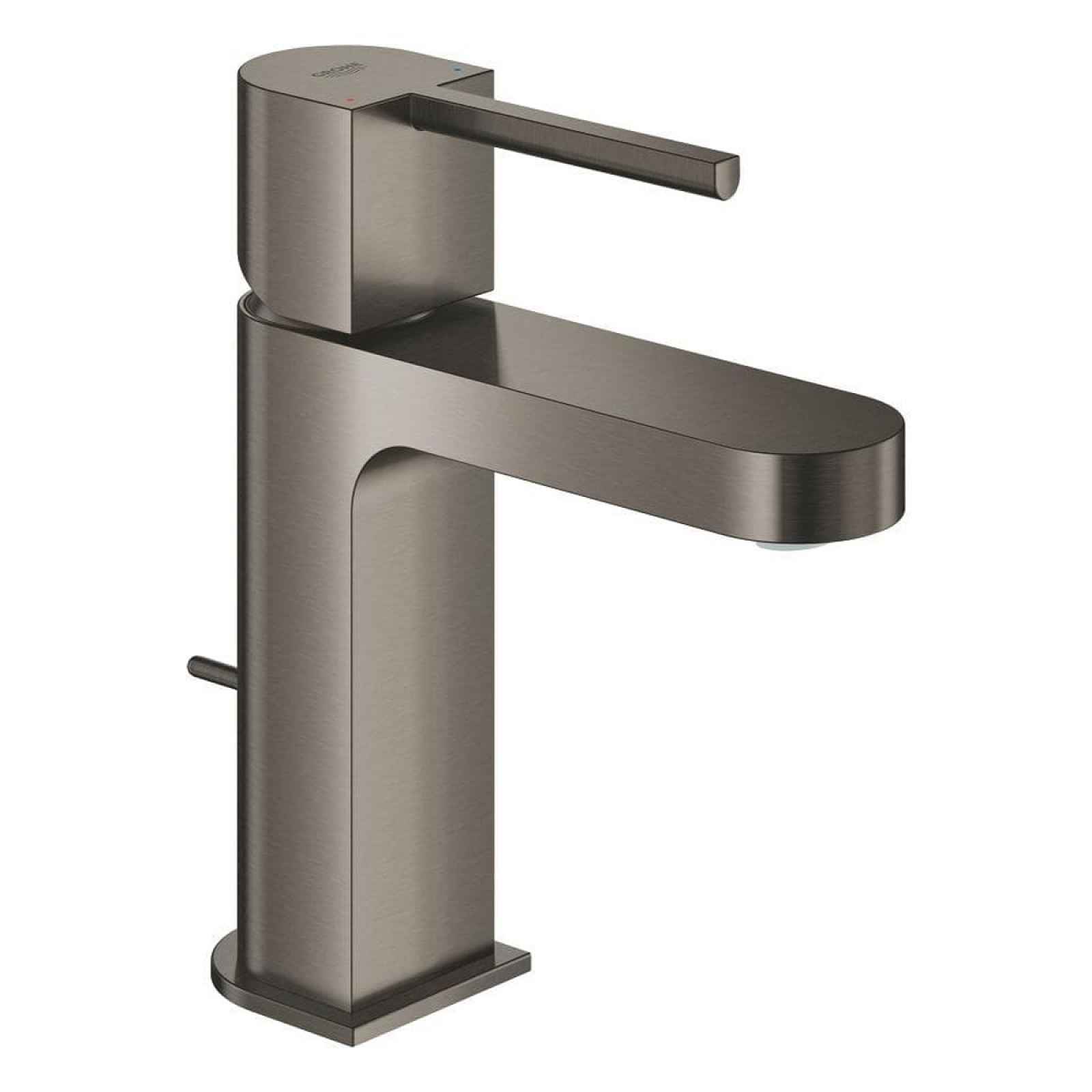 Umyvadlová baterie Grohe PLUS s výpustí kartáčovaný Hard Graphite 32612AL3