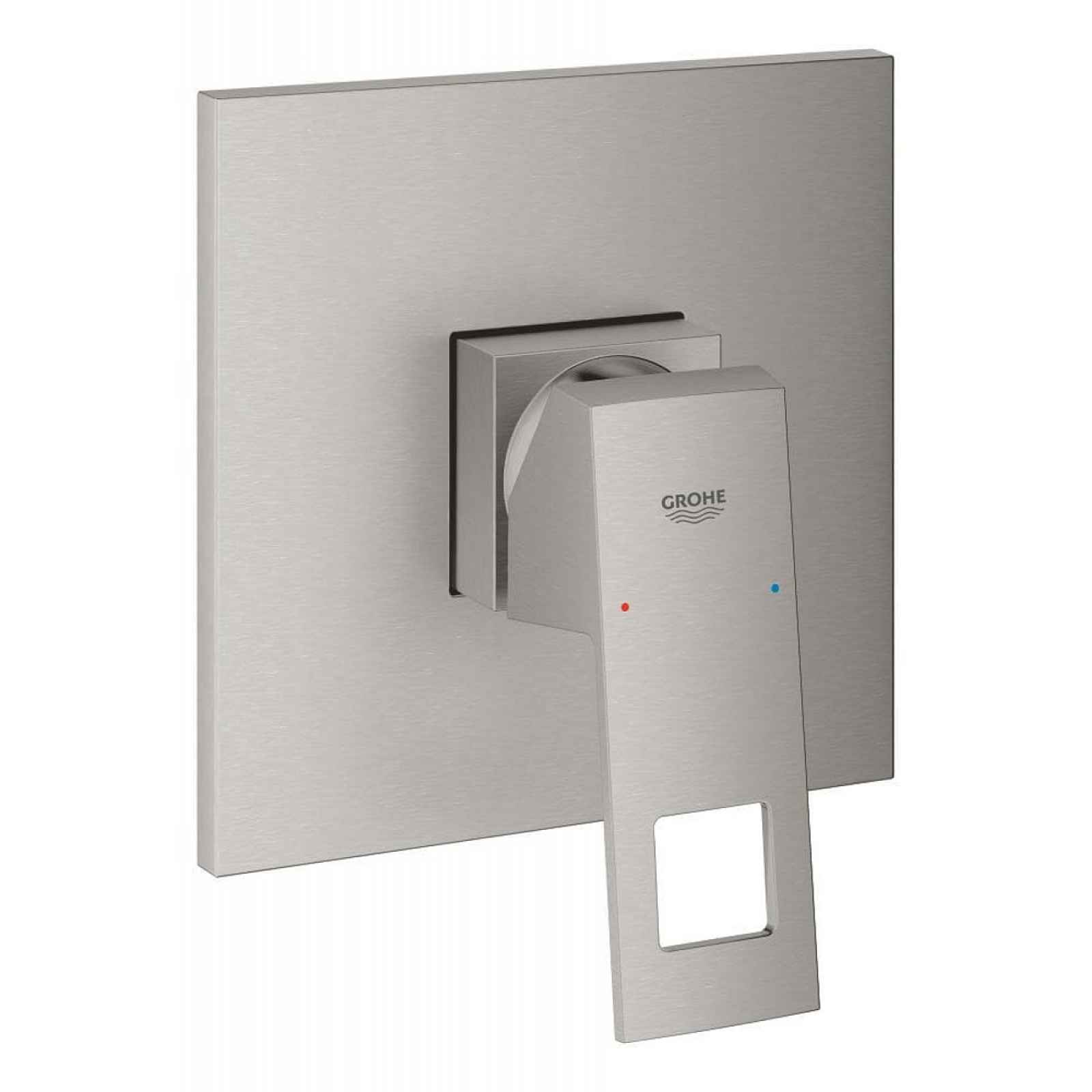 Sprchová baterie Grohe EUROCUBE bez podomítkového tělesa supersteel 24061DC0