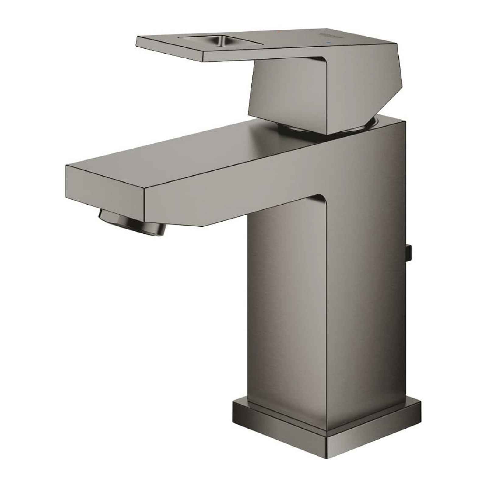 Umyvadlová baterie Grohe EUROCUBE s výpustí kartáčovaný Hard Graphite 23127AL0