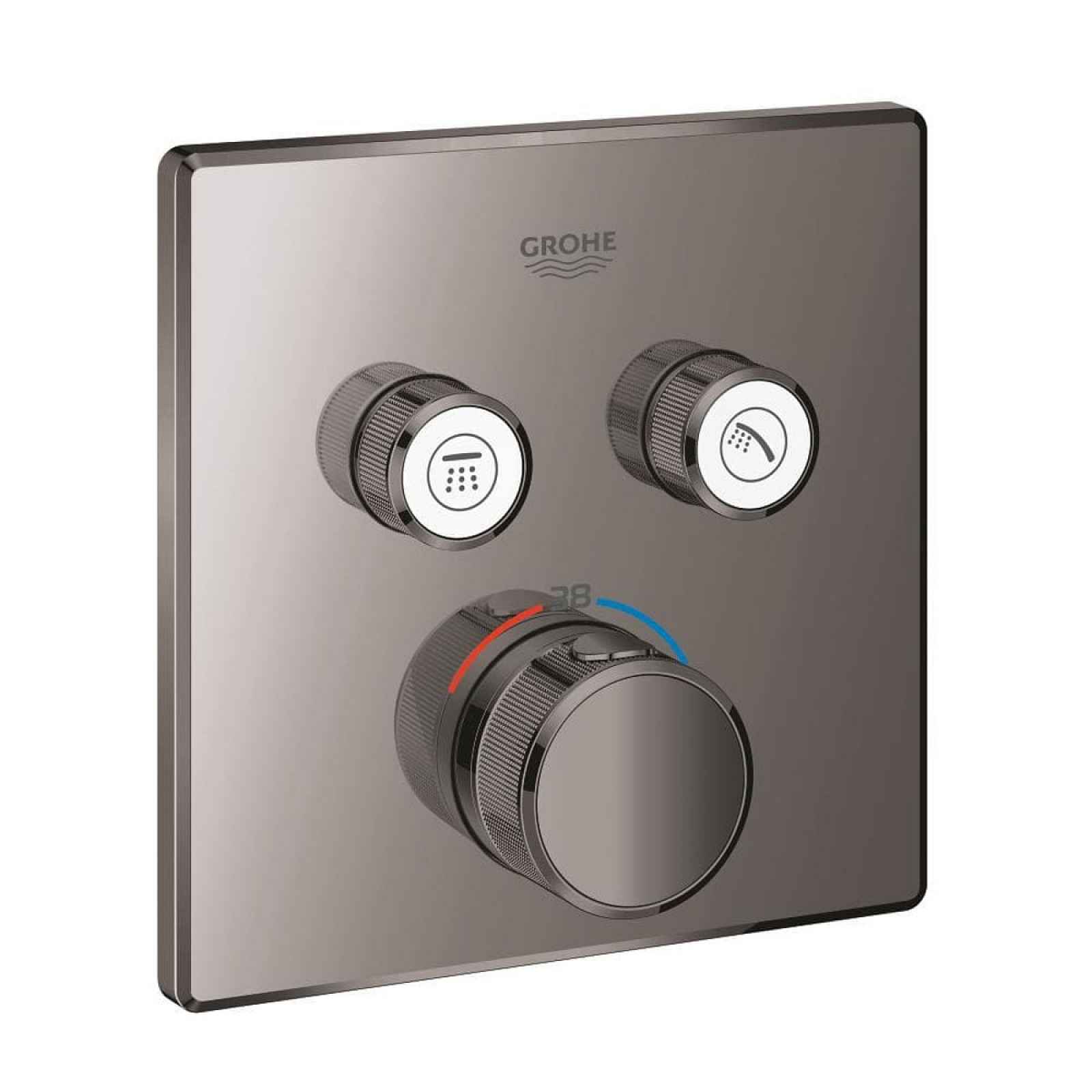 Vanová baterie Grohe SMARTCONTROL bez podomítkového tělesa Hard Graphite 29124A00