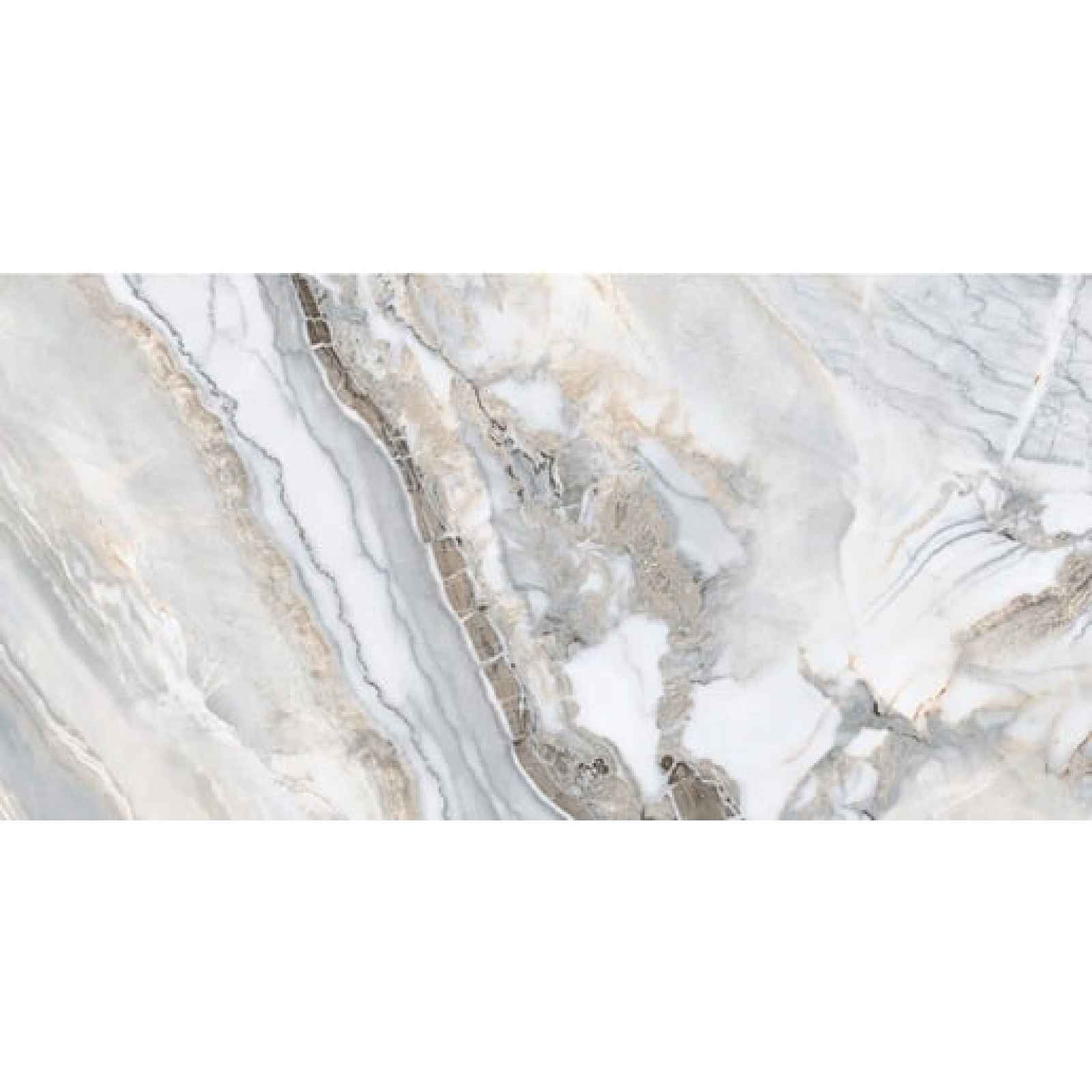 Dlažba Finzea Glossy Marbles antica natural 60x120 cm leštěná ANTNA612POL (bal.1,440 m2)