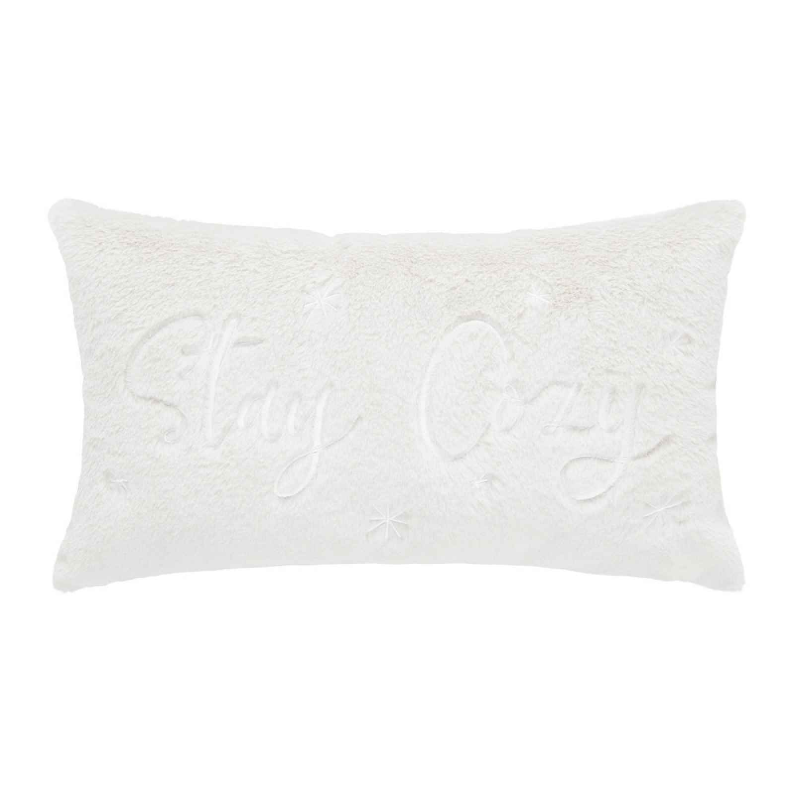 Kožešinový polštář Stay Cozy, 30/50cm, béžová