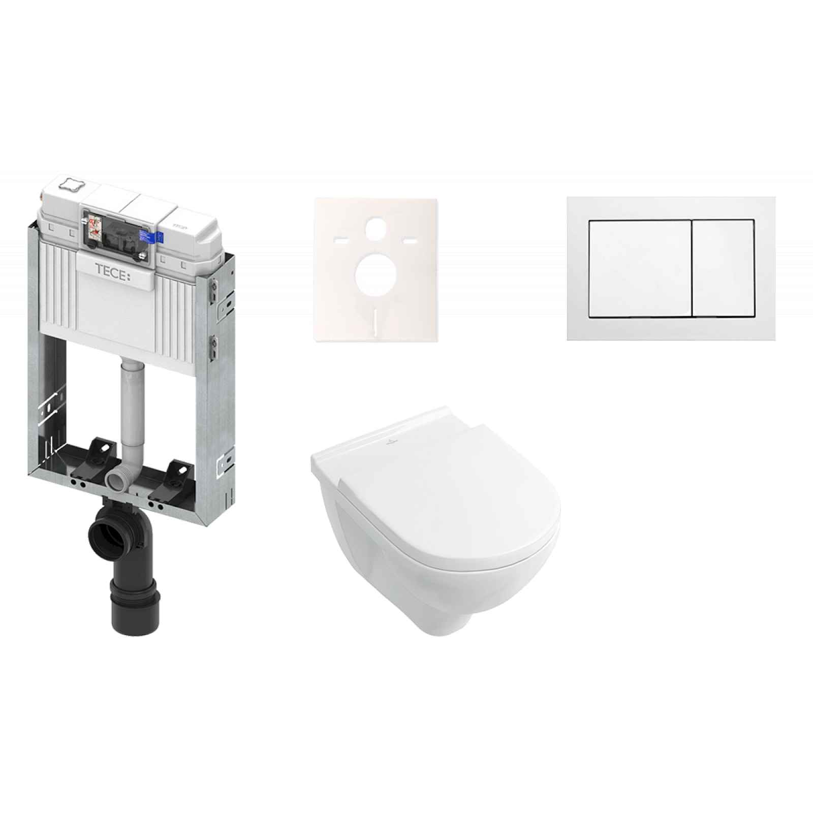 TECE komplet s WC Villeroy & Boch KMPLONOVO