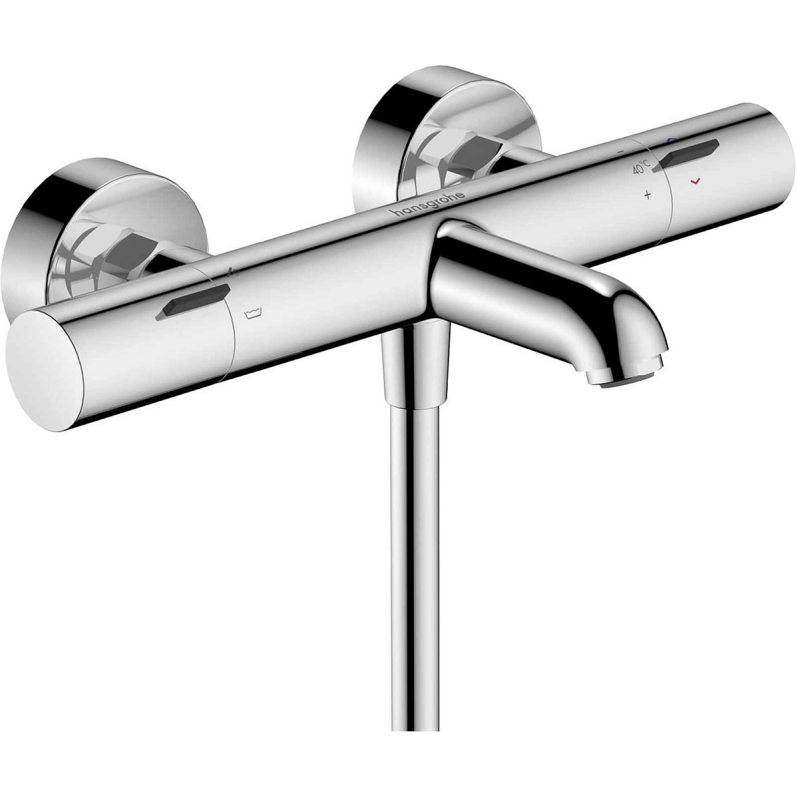 Vanová baterie Hansgrohe Ecostat Fine bez sprchového setu 150 mm chrom 13325000